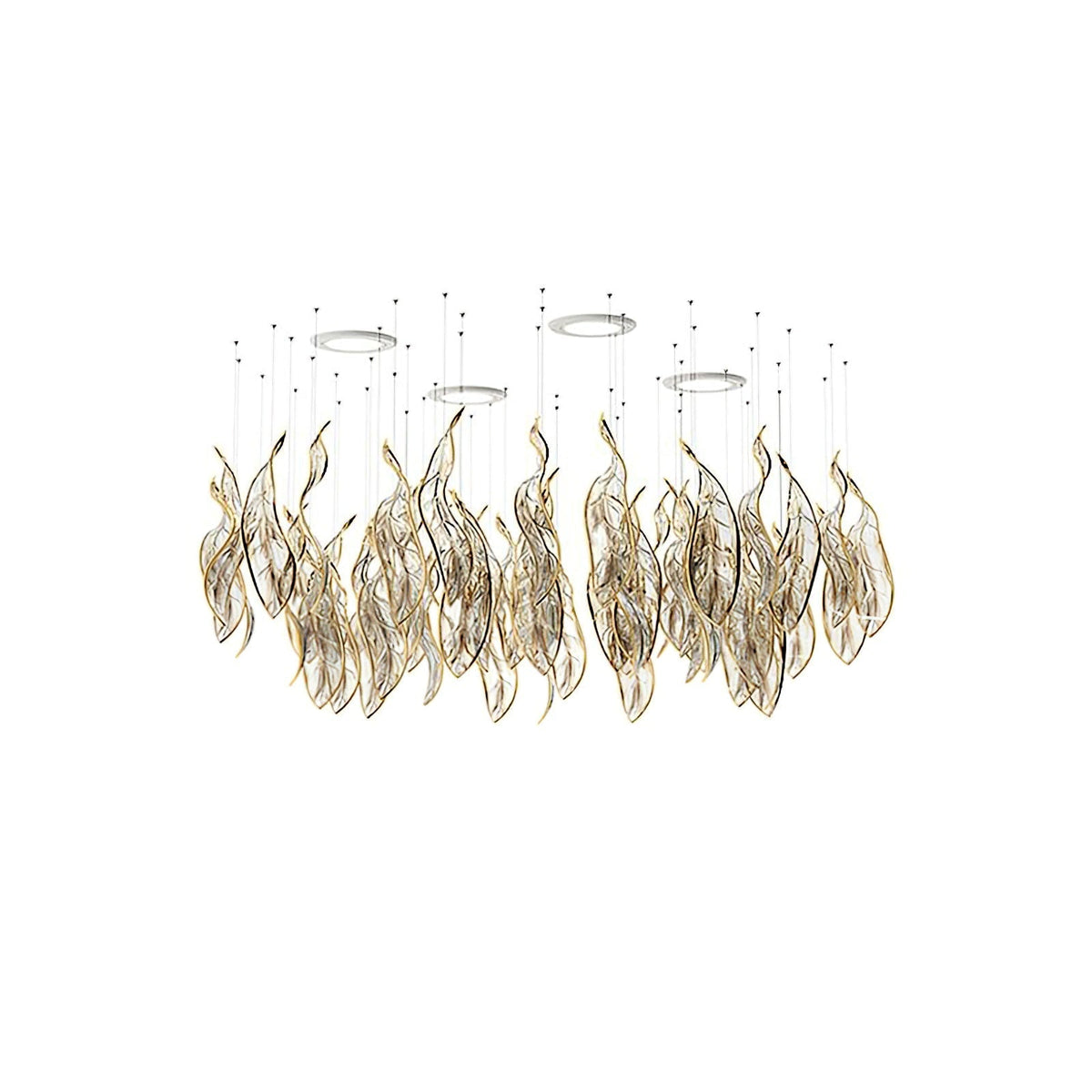 Velelora kroonluchter Cascading Leaf Luxe