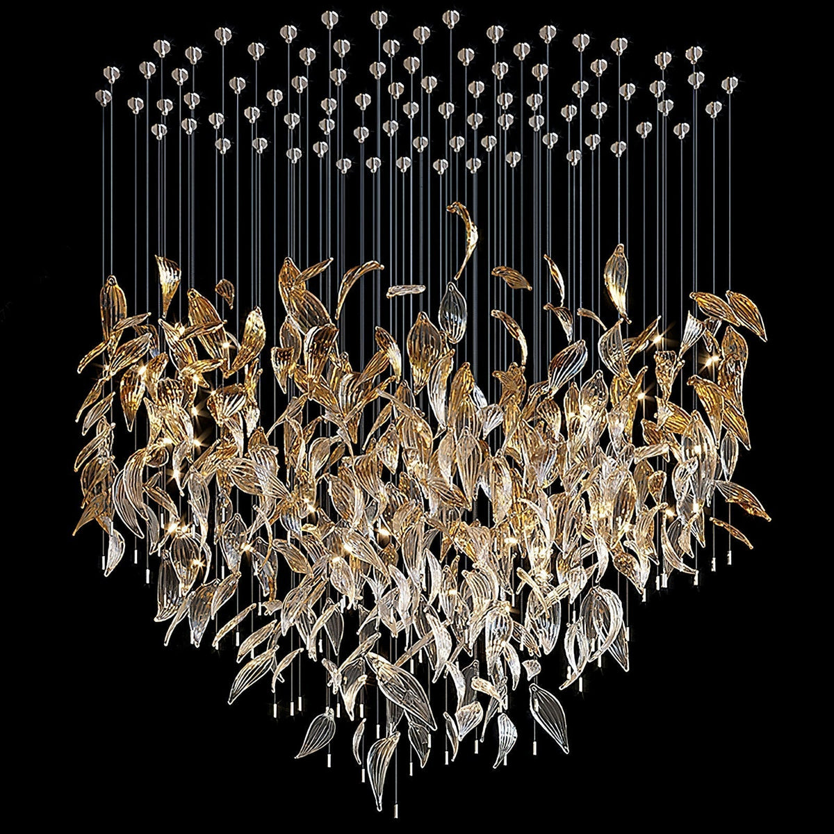 Velelora kroonluchter Cascading Leaf Luxe