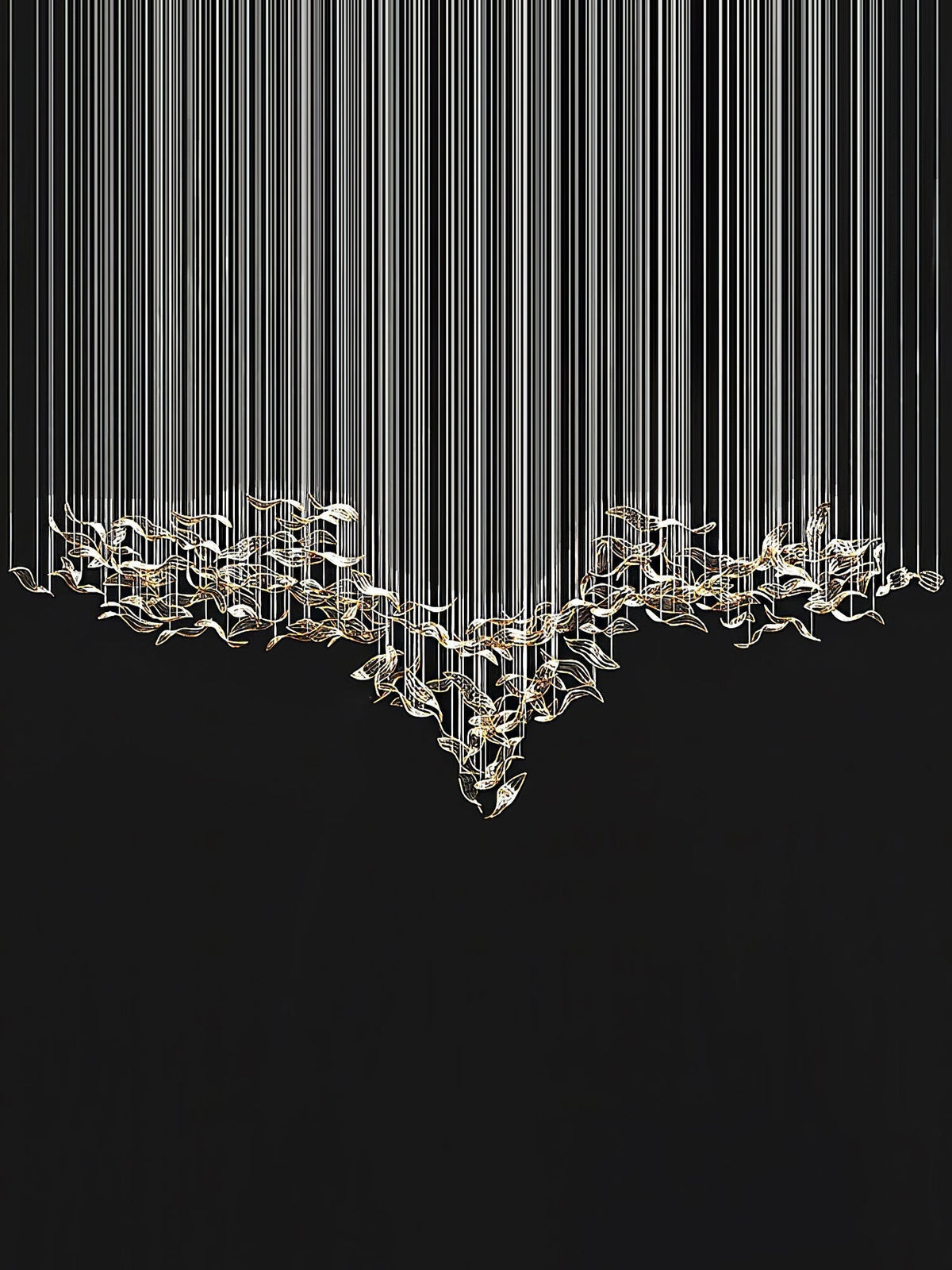 Velelora kroonluchter Cascading Leaf Luxe