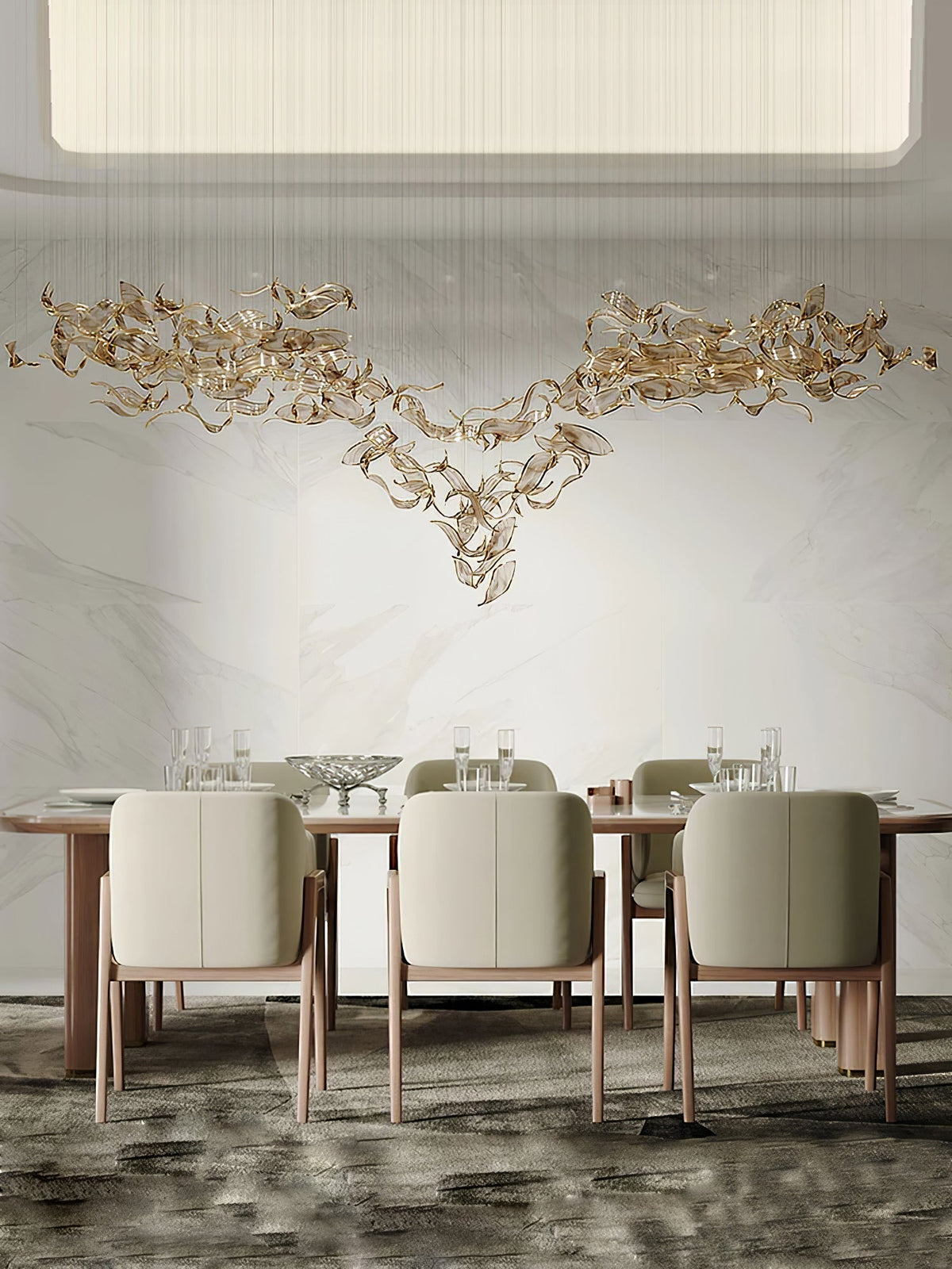 Velelora kroonluchter Cascading Leaf Luxe
