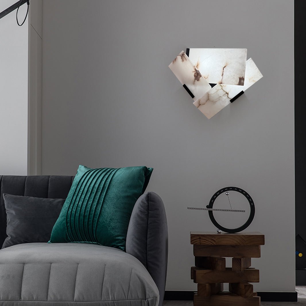 Eireeria albasten wandlamp