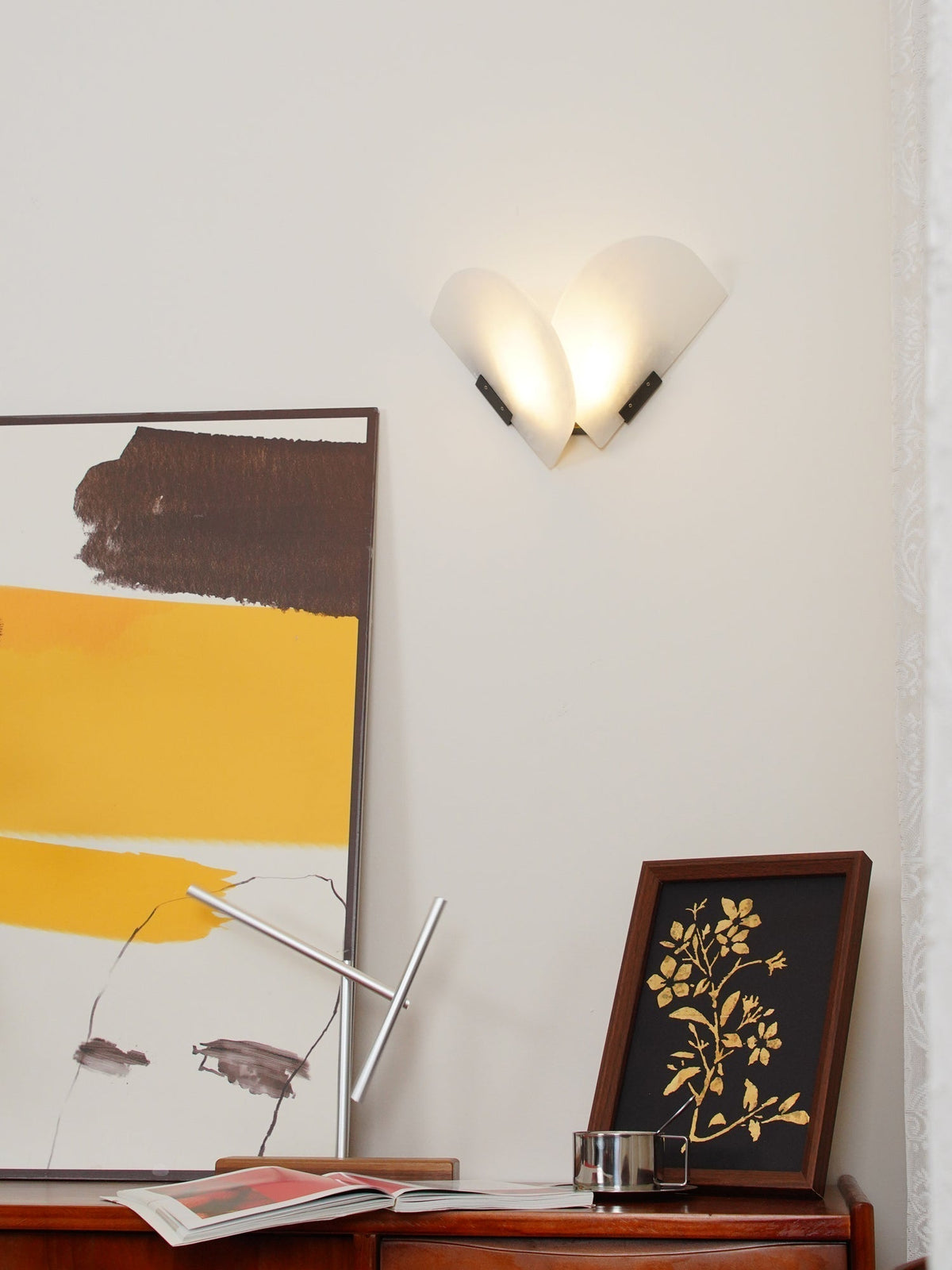 Pase Heart albasten wandlamp