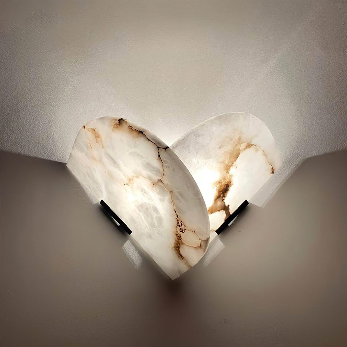 Pase Heart albasten wandlamp