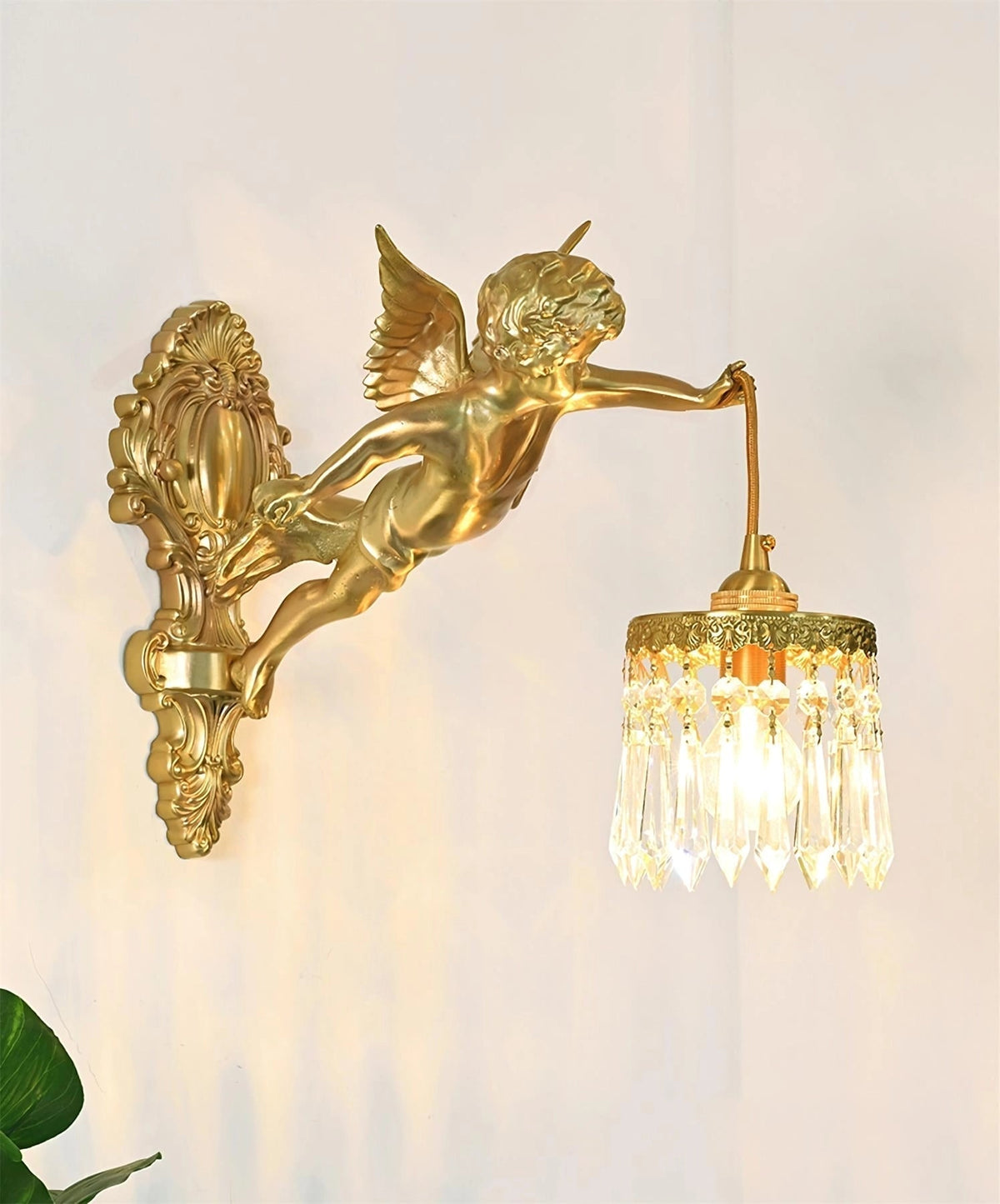 Bex Flying Angel wandlamp van glas