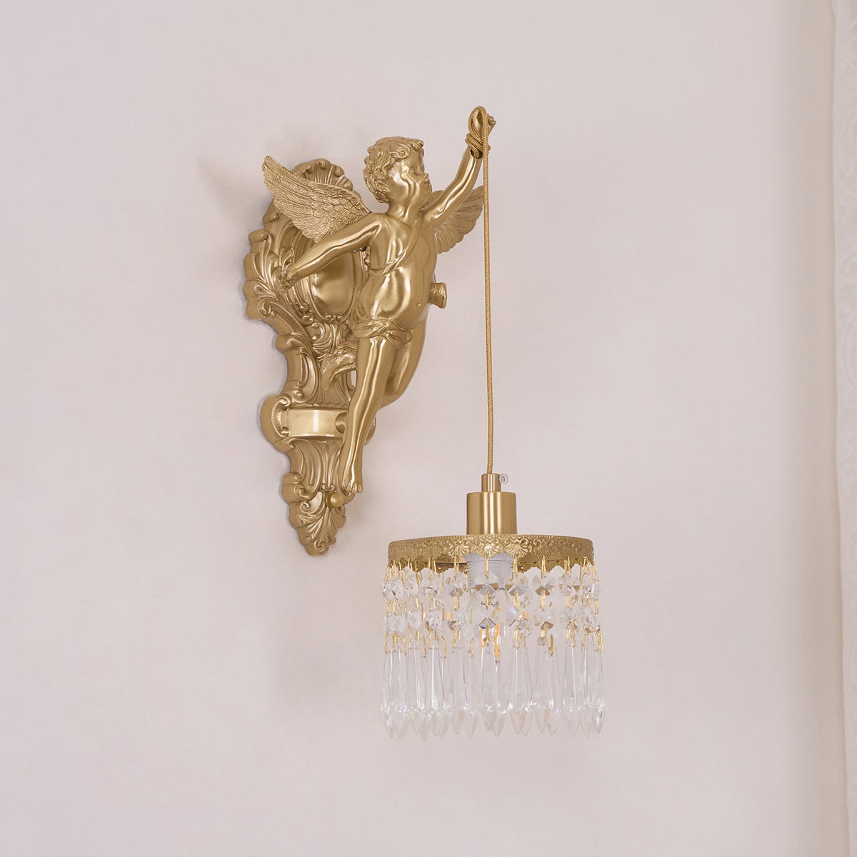 Bex Flying Angel wandlamp van glas