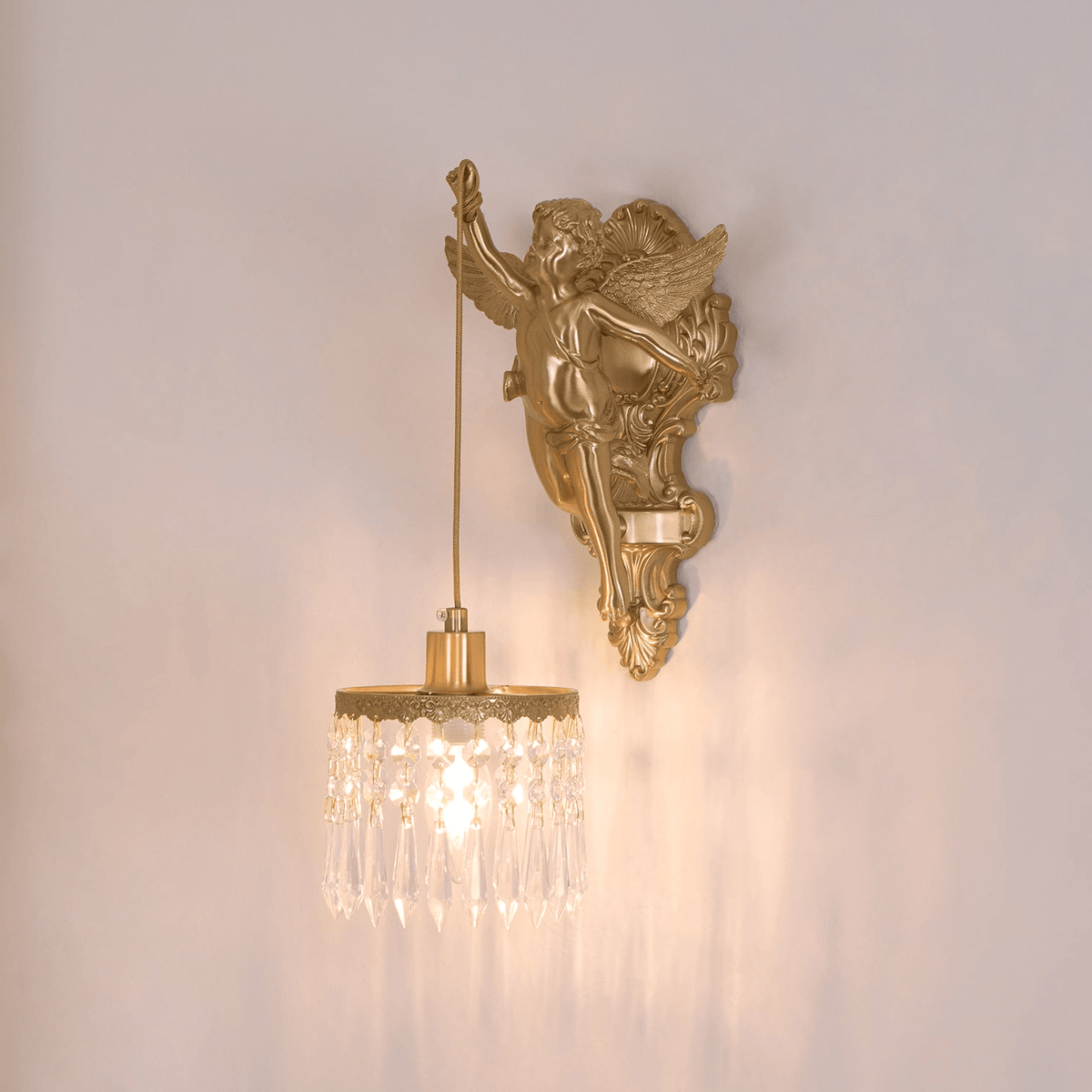 Bex Flying Angel wandlamp van glas