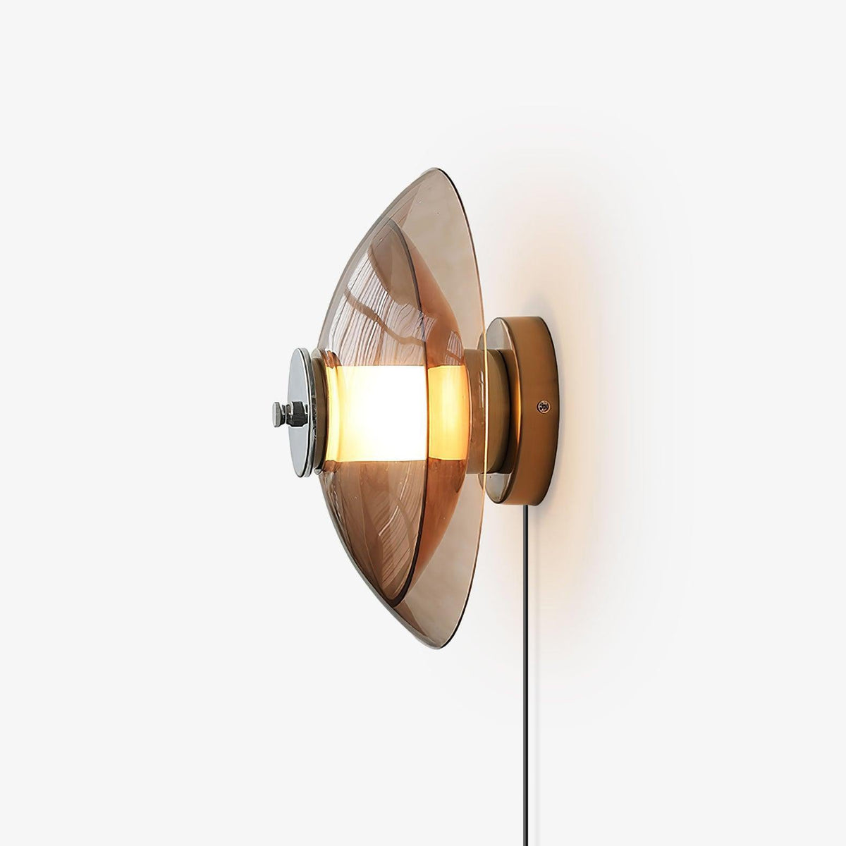 Cocarir Noordse kunst vliegende schotel met stekker wandlamp