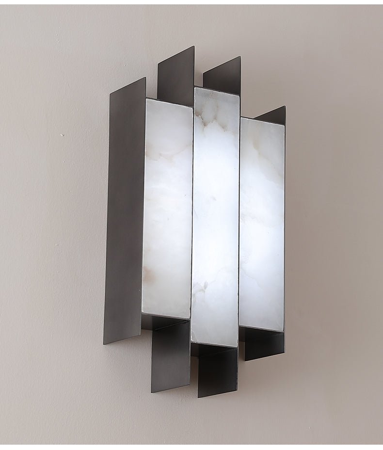 Finto Panel Moderne wandlamp met albast