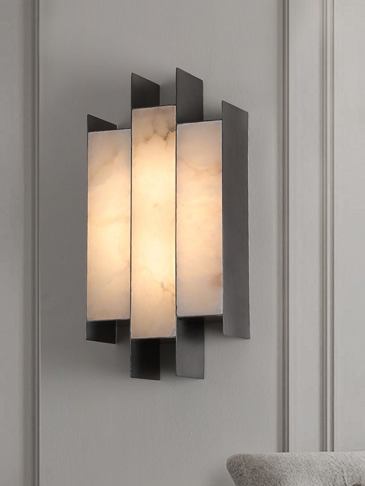 Finto Panel Moderne wandlamp met albast