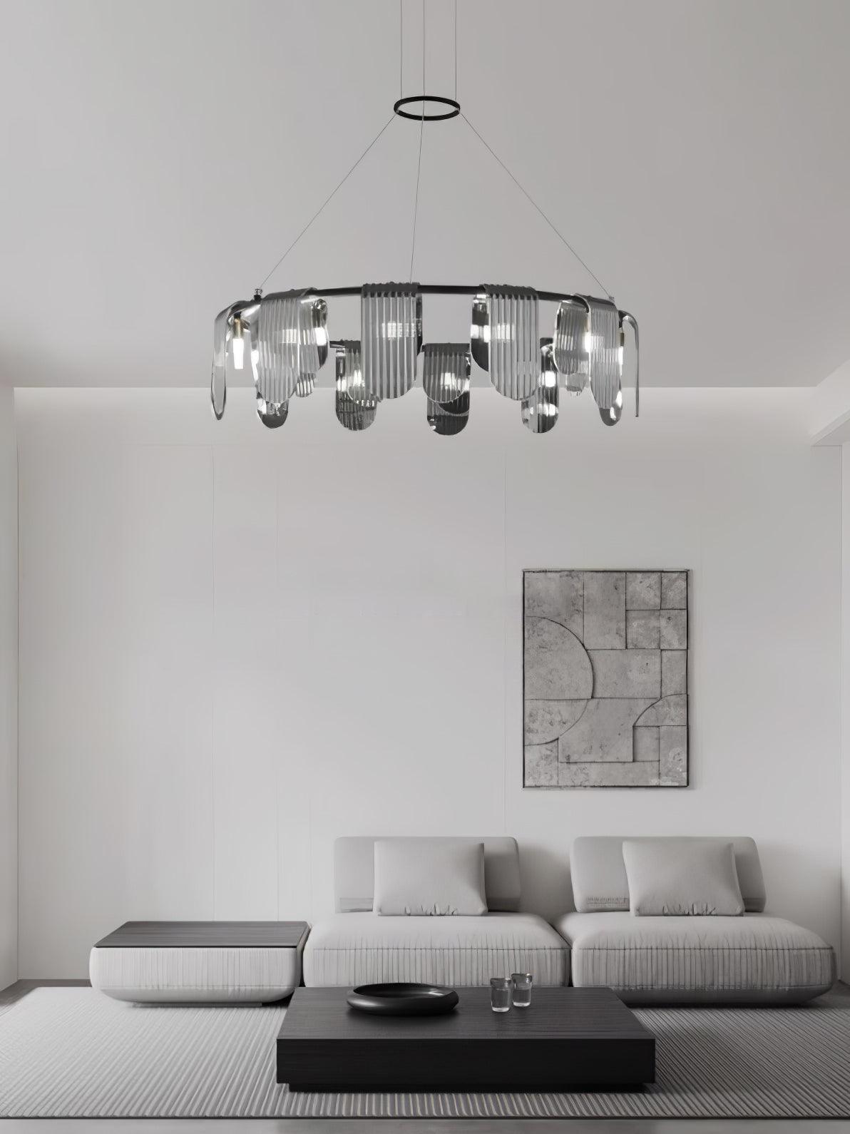 Celorella Moderne kroonluchter van glas