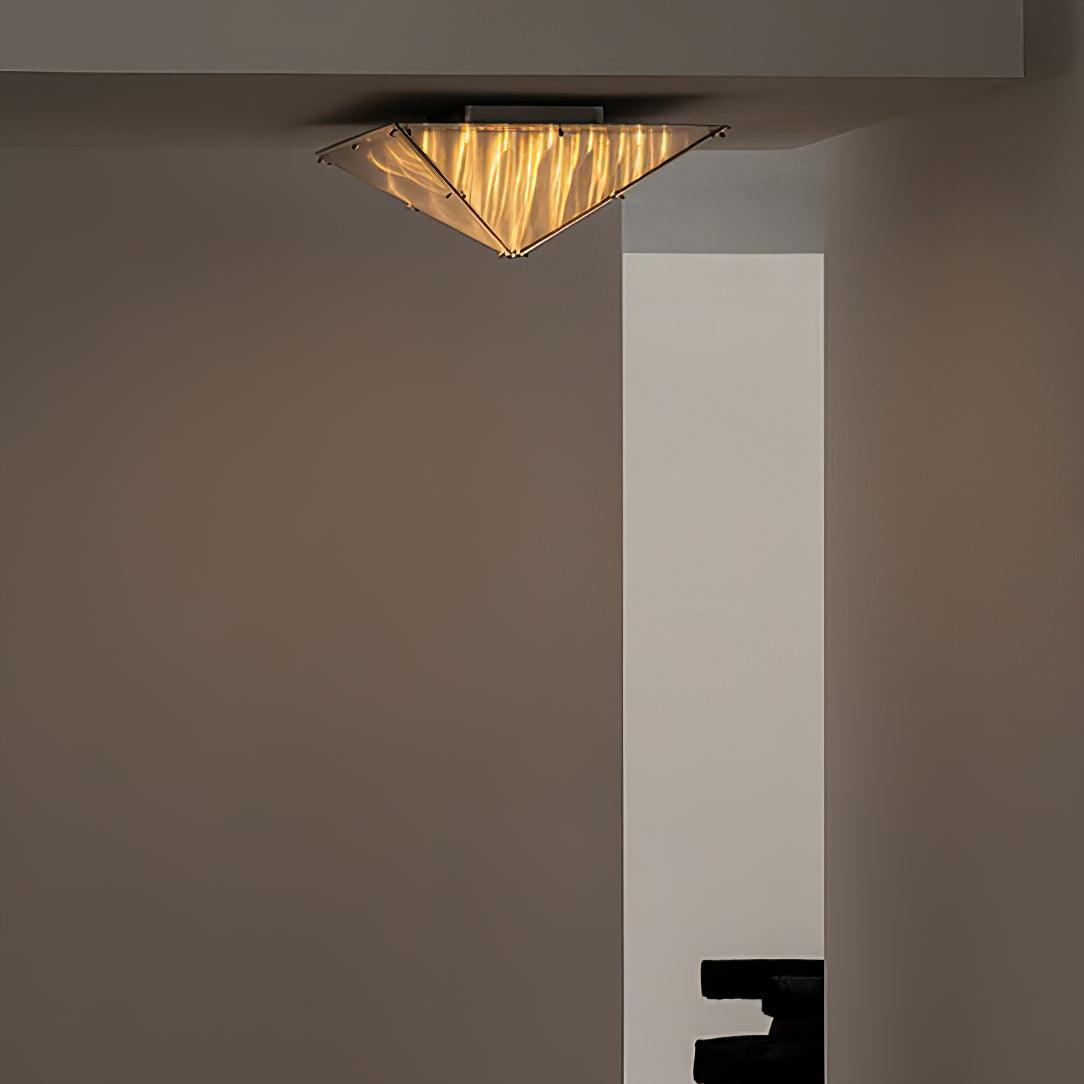 Facet Moderne hanglamp van glas met chrome afwerking