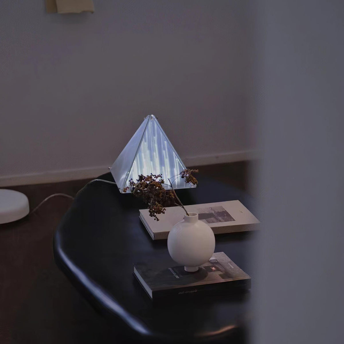 Mymiryre Pyramid glas tafellamp