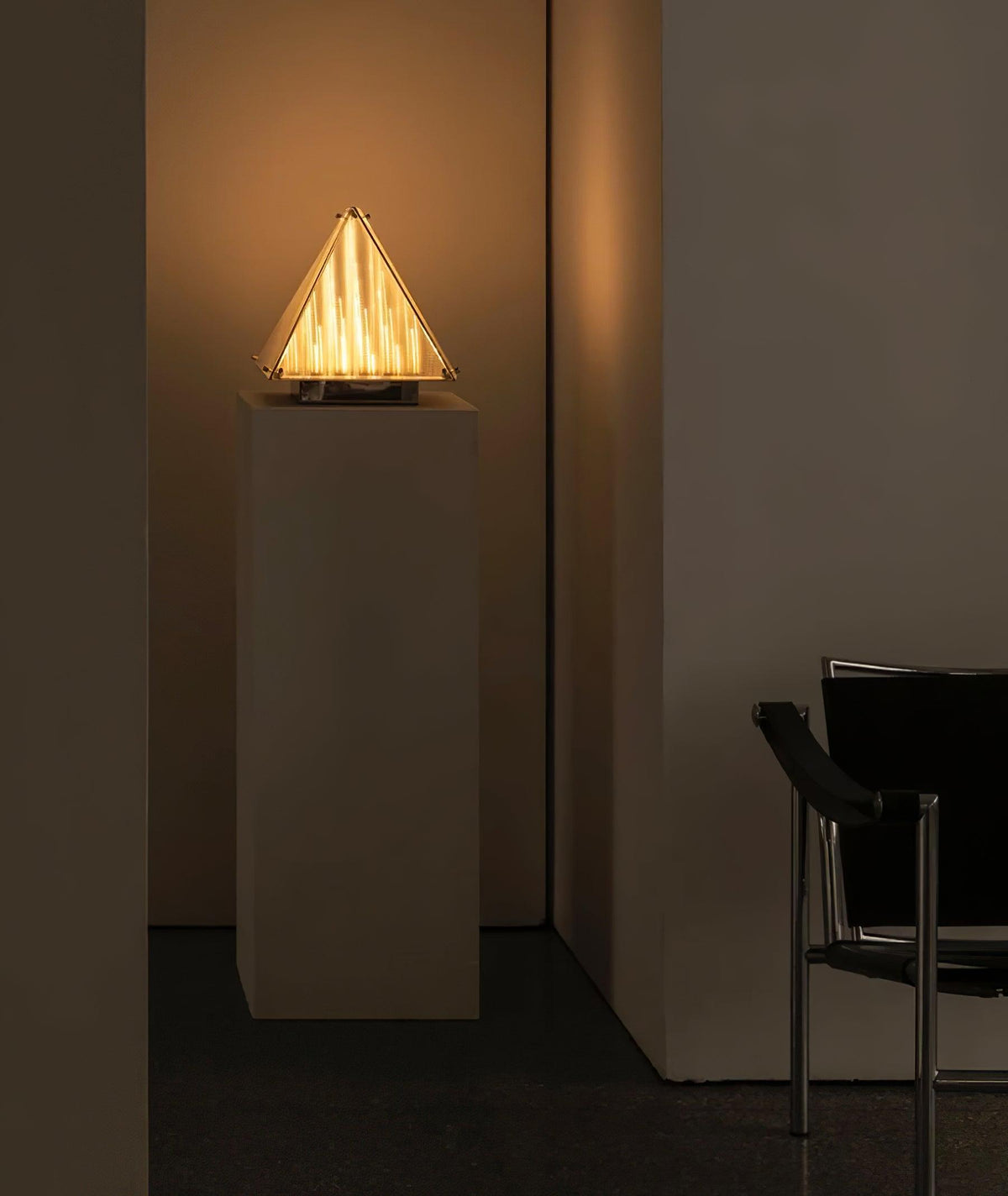 Mymiryre Pyramid glas tafellamp