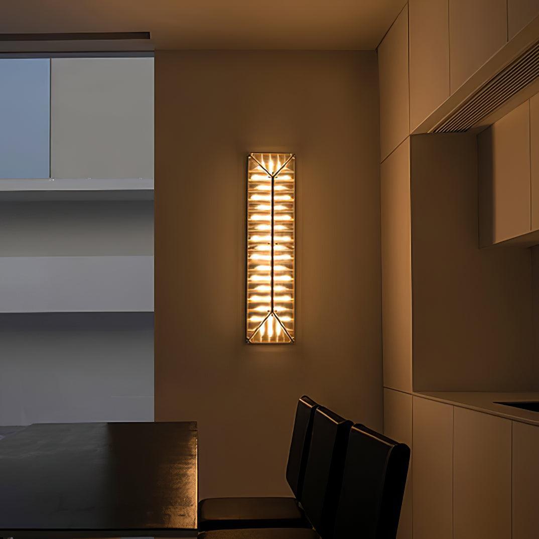 Prism Moderne wandlamp van glas met chroomafwerking