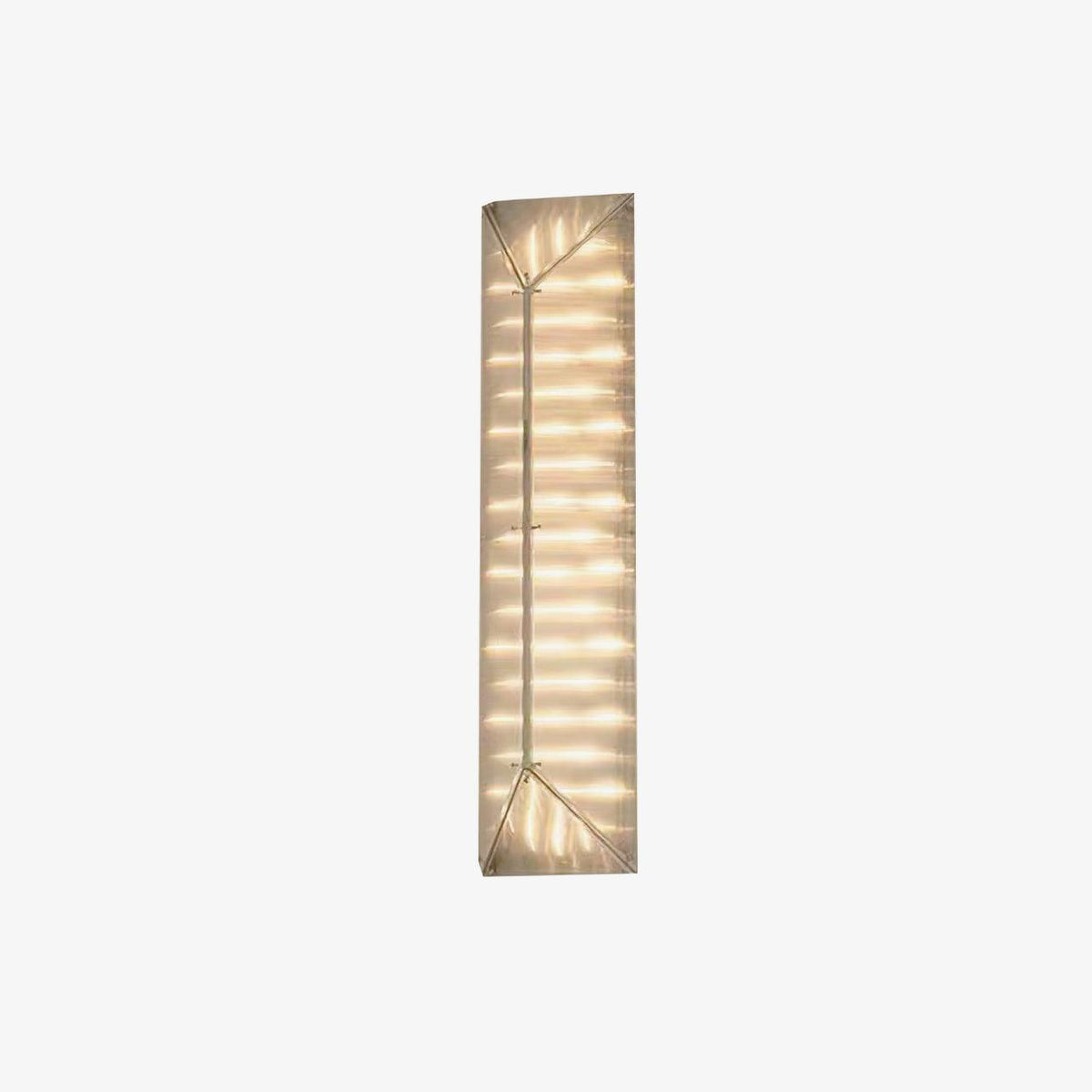 Prism Moderne wandlamp van glas met chroomafwerking