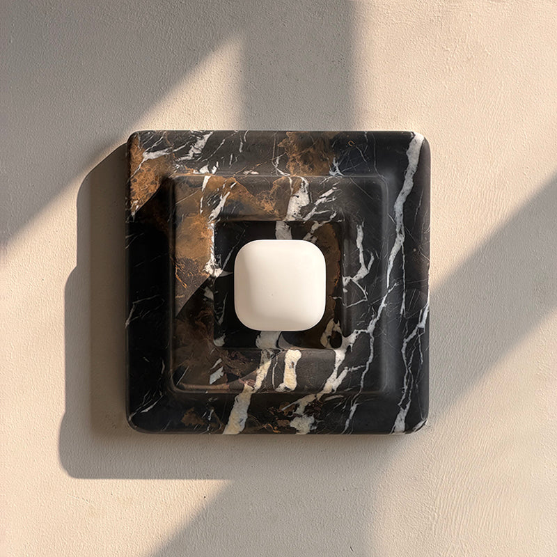 Franklin marmeren wandlamp