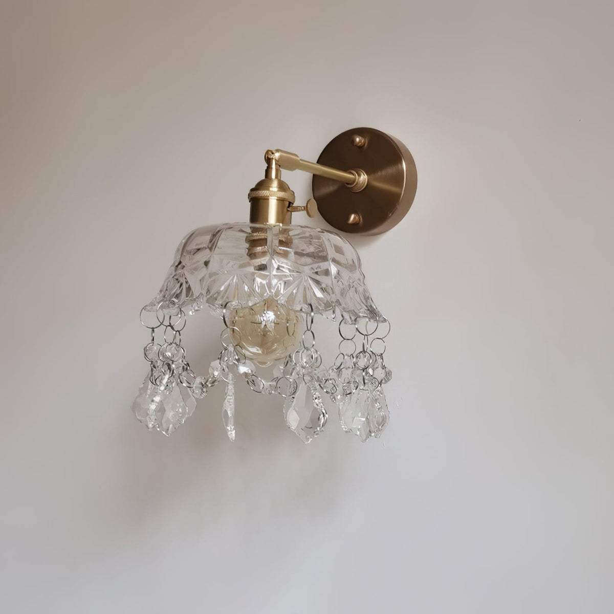Baleno Postmodern Luxe Franse Tassel Kristal wandlamp