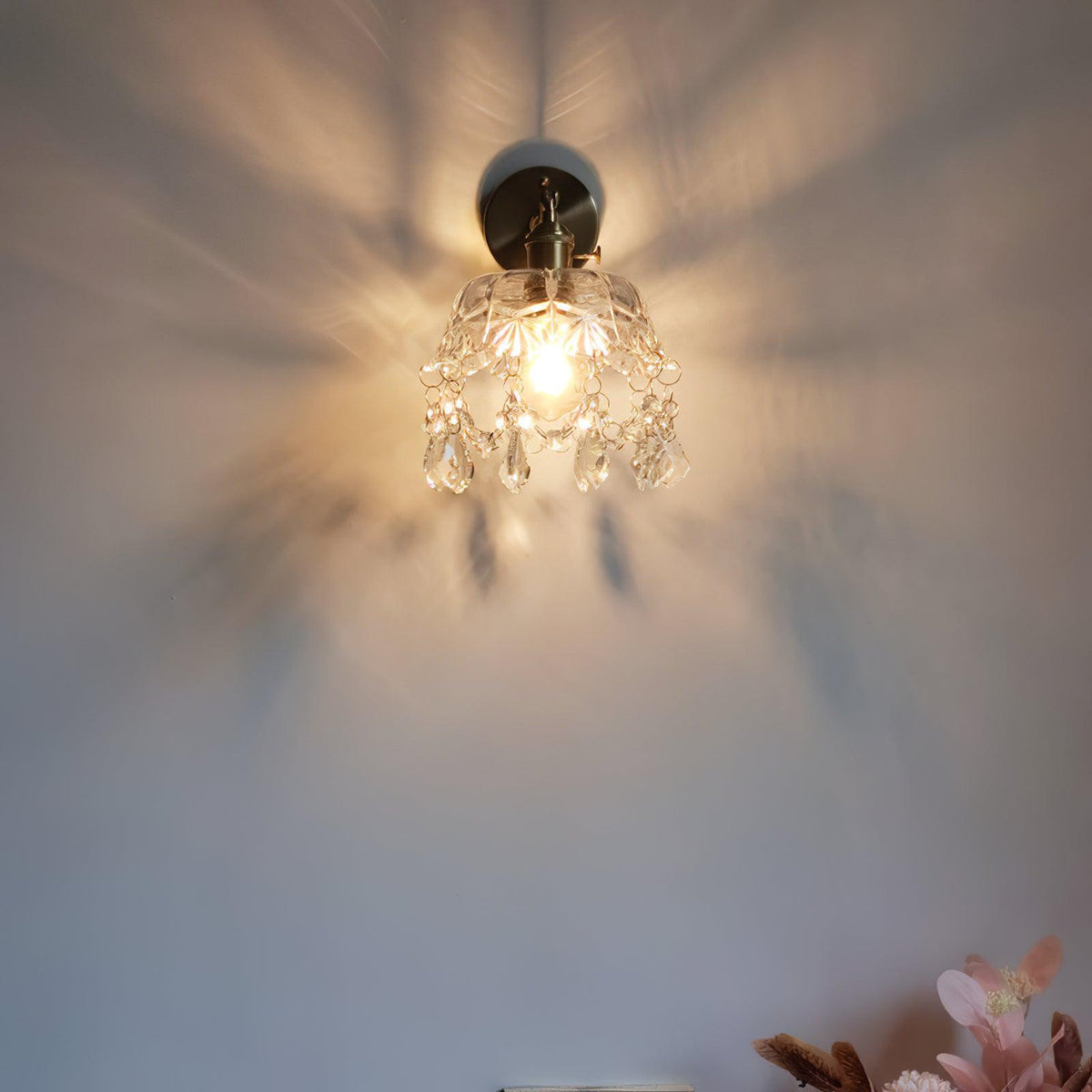 Baleno Postmodern Luxe Franse Tassel Kristal wandlamp