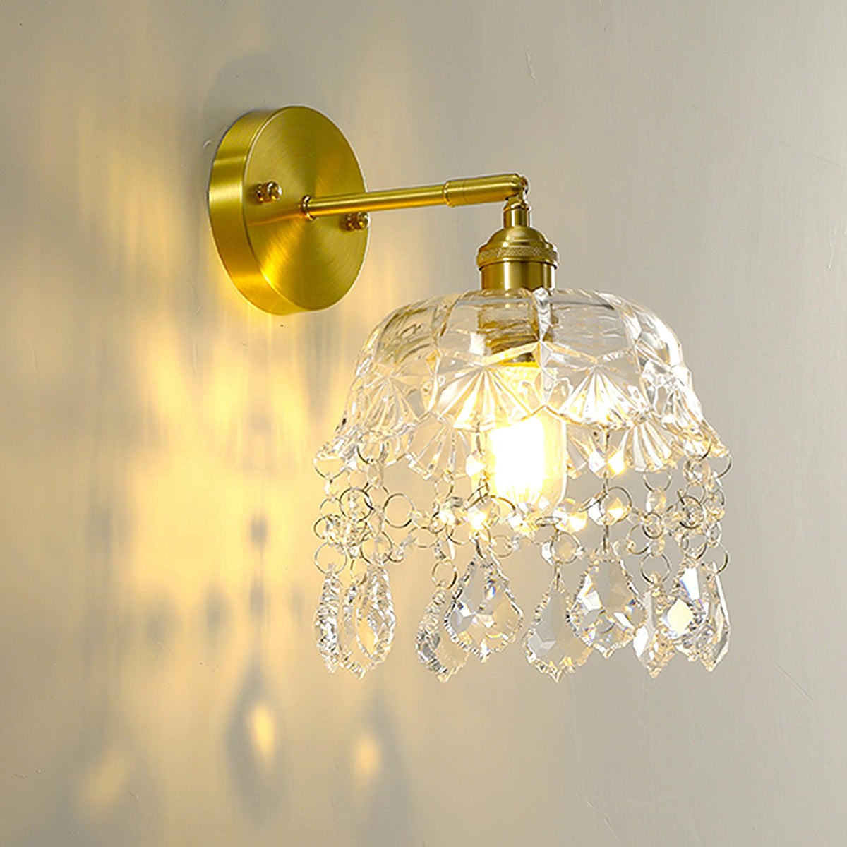 Baleno Postmodern Luxe Franse Tassel Kristal wandlamp