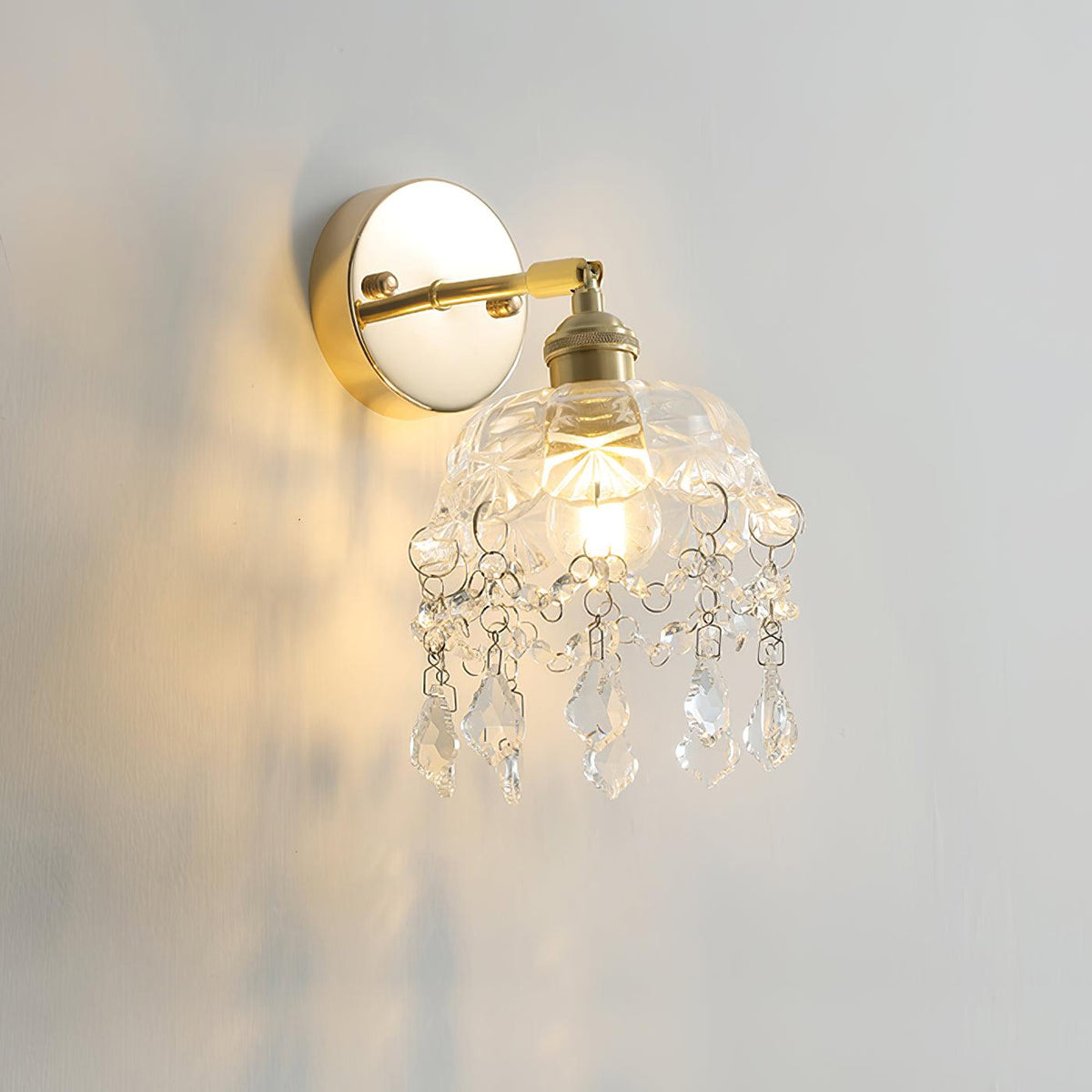 Baleno Postmodern Luxe Franse Tassel Kristal wandlamp