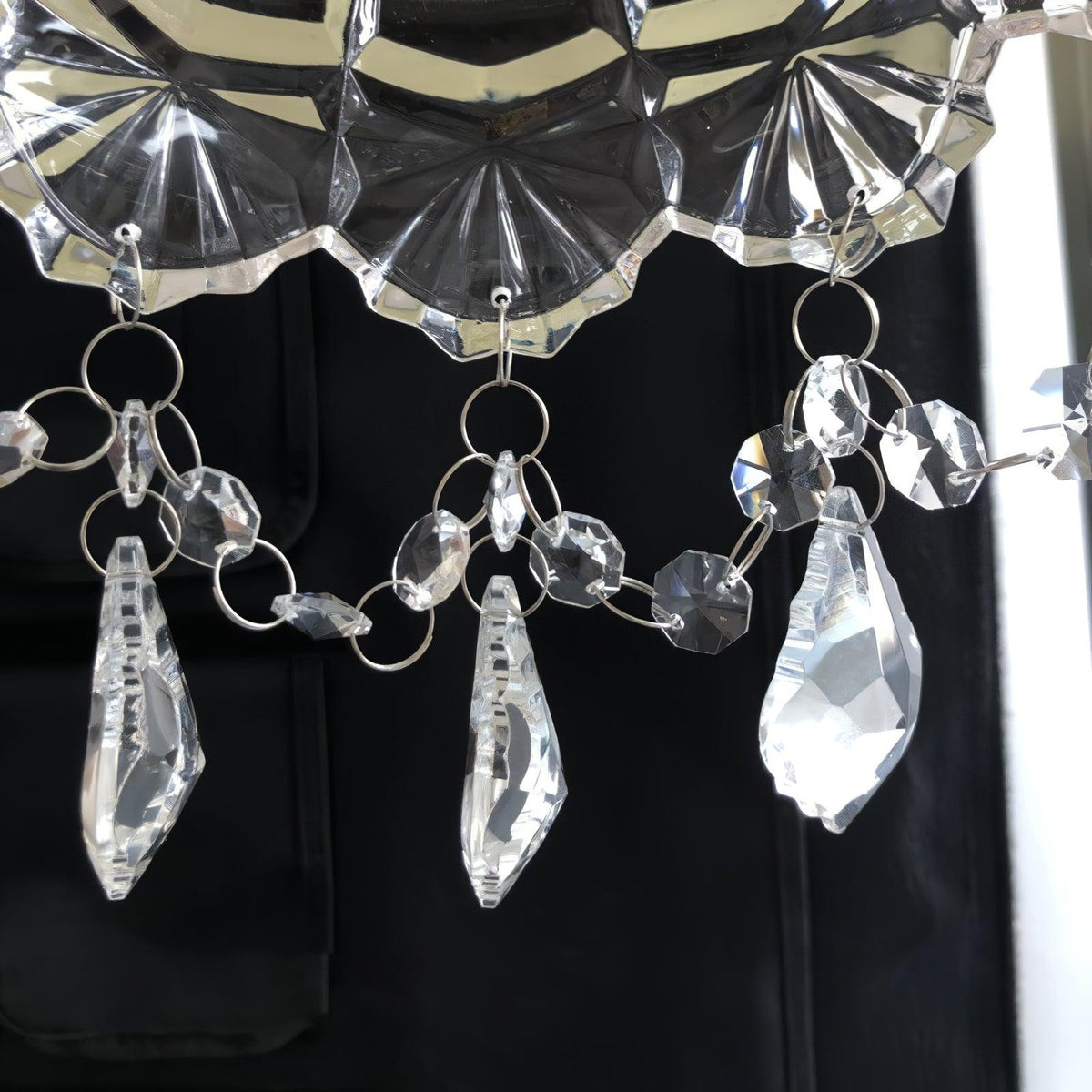Baleno Postmodern Luxe Franse Tassel Kristal wandlamp