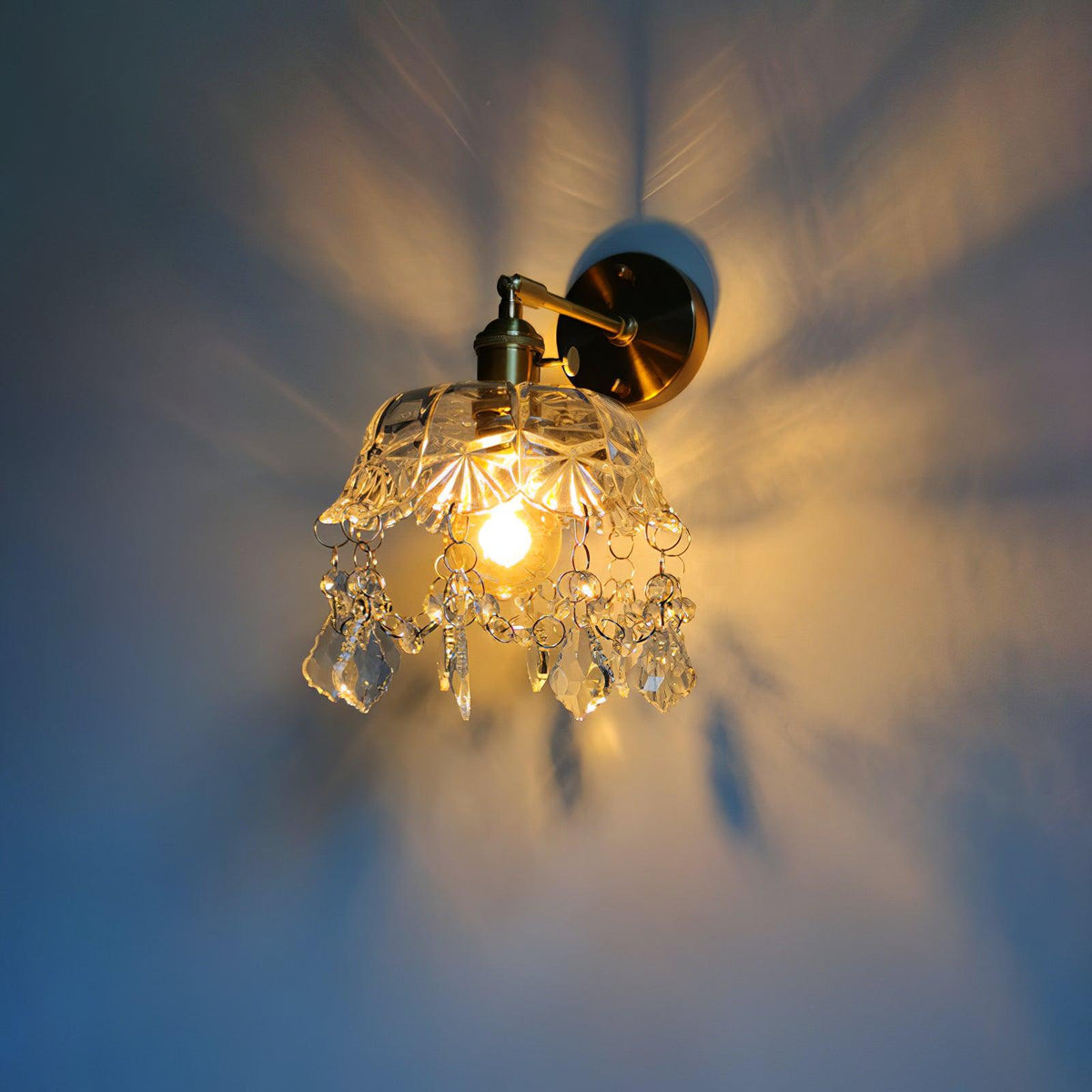 Baleno Postmodern Luxe Franse Tassel Kristal wandlamp