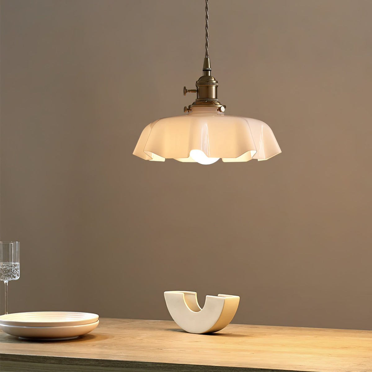 Liorivora hanglamp French Flower voor eetkamer