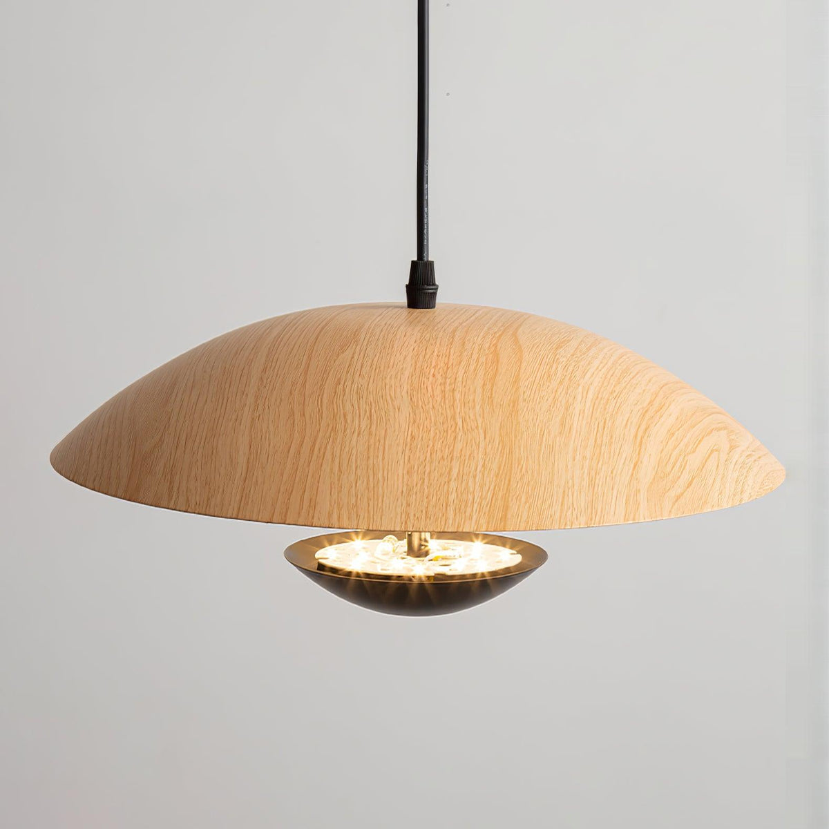 Virainette Moderne hanglamp van donker hout