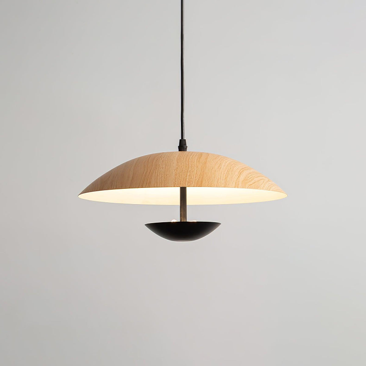 Virainette Moderne hanglamp van donker hout