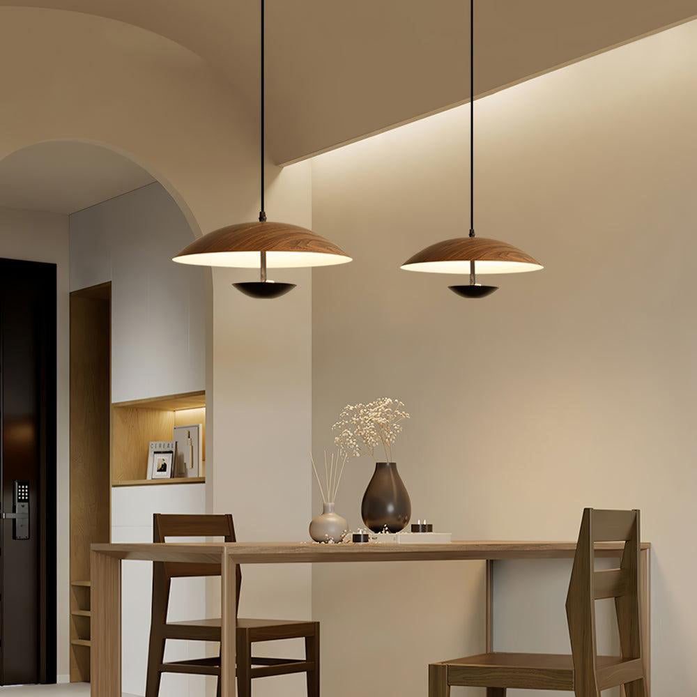 Virainette Moderne hanglamp van donker hout