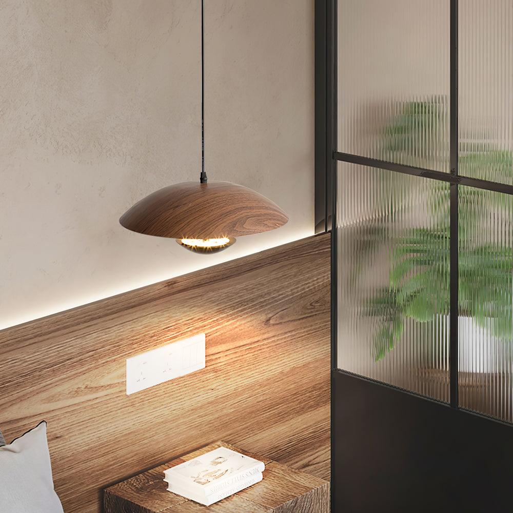 Virainette Moderne hanglamp van donker hout