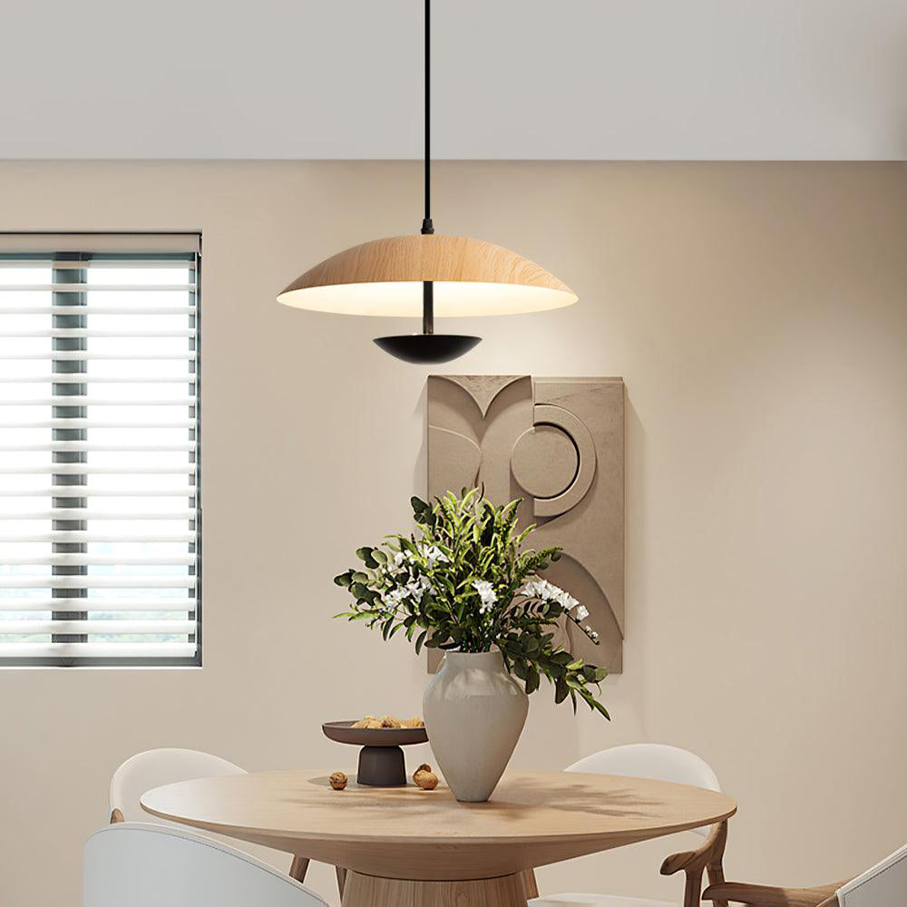 Virainette Moderne hanglamp van donker hout