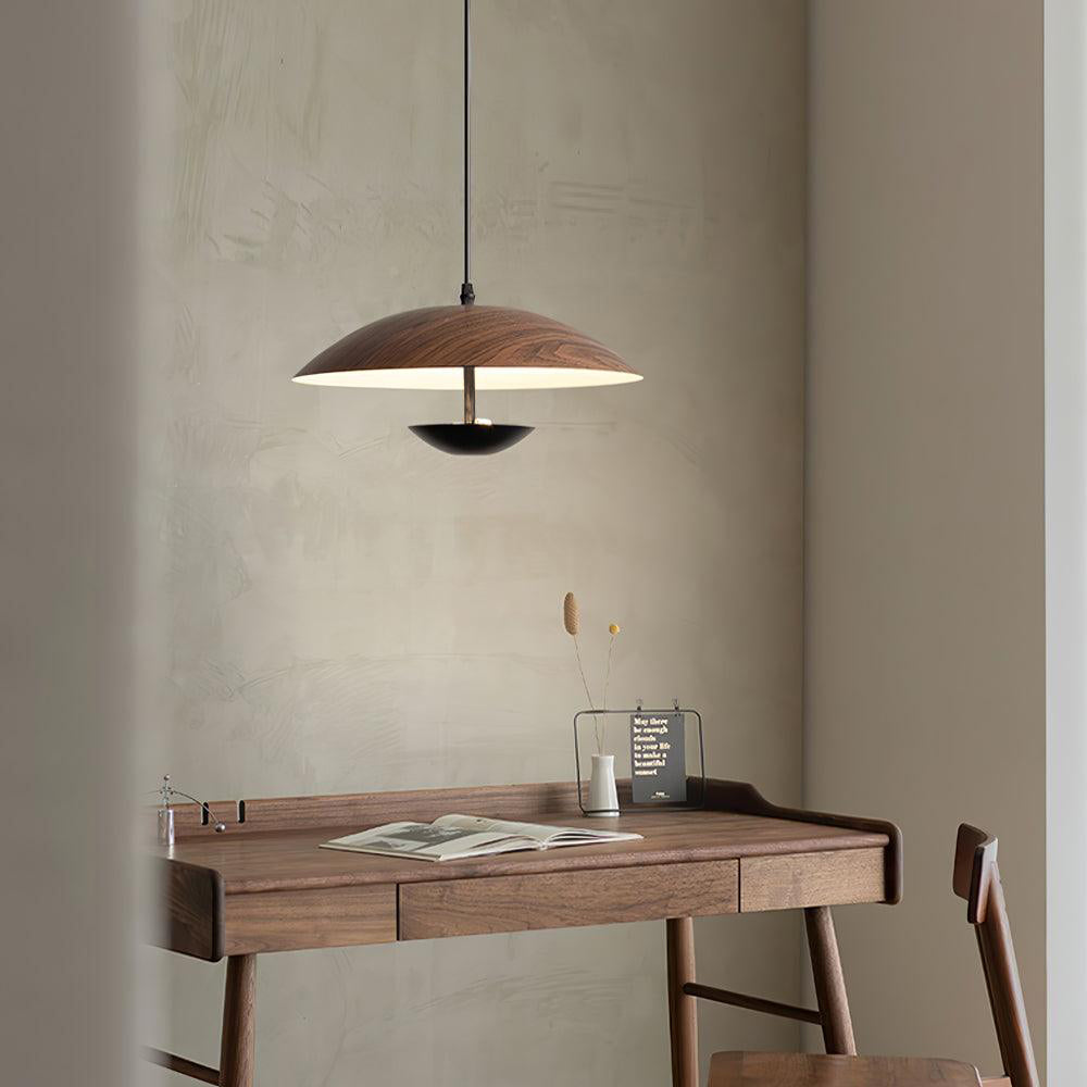Virainette Moderne hanglamp van donker hout