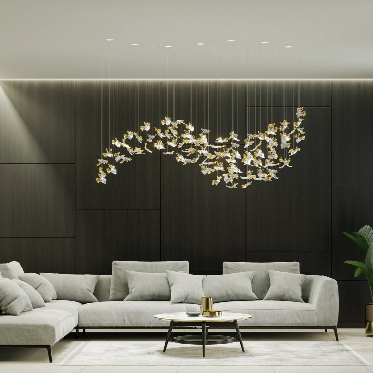 Citalora kristal Cluster hanglamp Kroonluchter