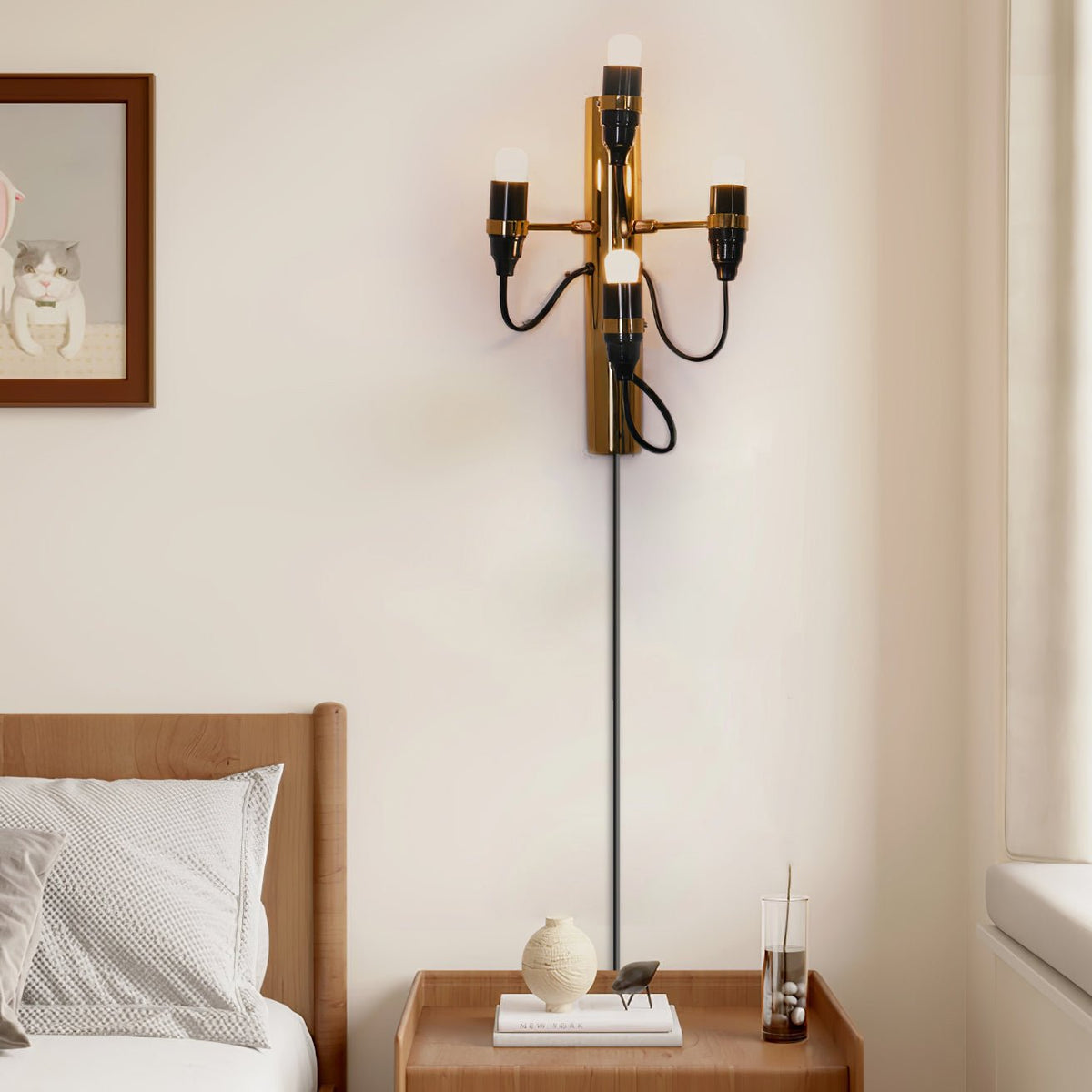 Cevynarae klassieke Fruit met stekker wandlamp