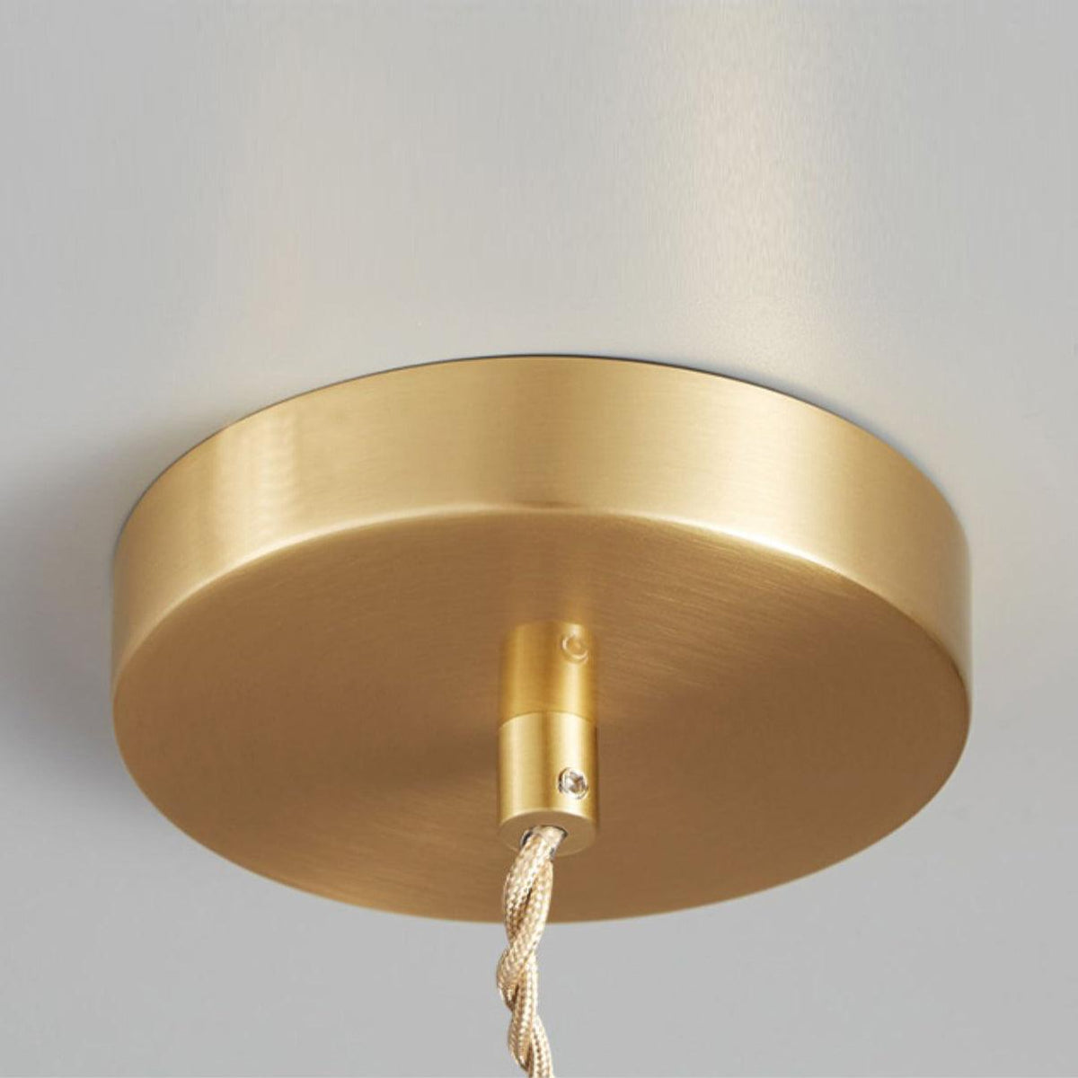 Nerithce Moderne hanglamp van messing en glas