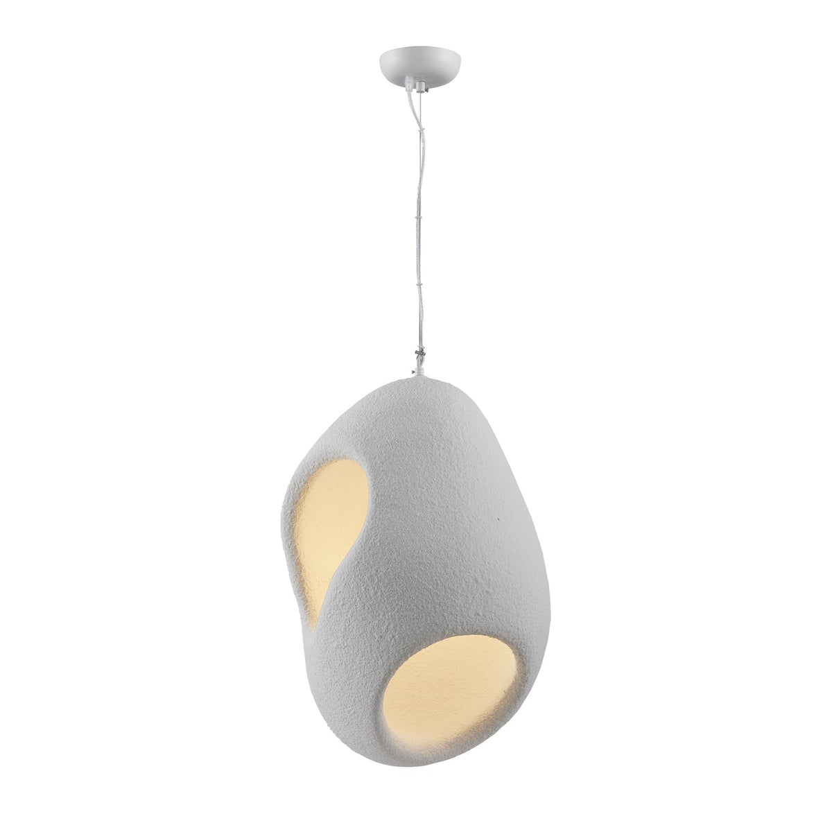 Zavelyra textuurde hanglamp van epoxy-hars composiet
