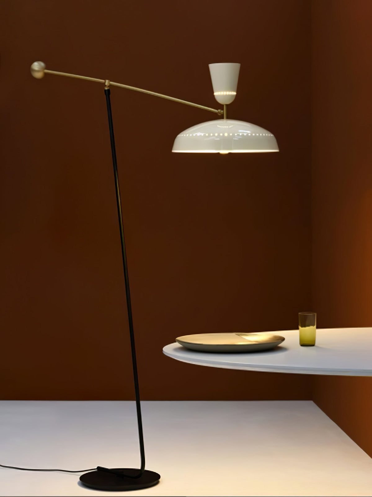 Celeste Minimalism messing vloerlamp