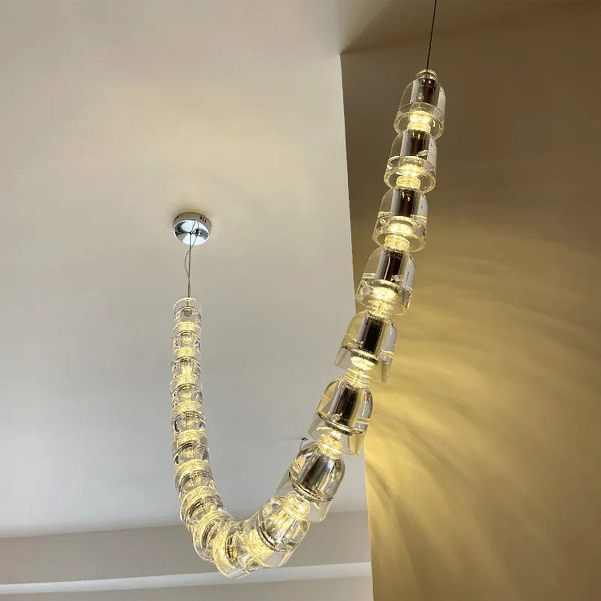Nexus chroom kristal kroonluchter