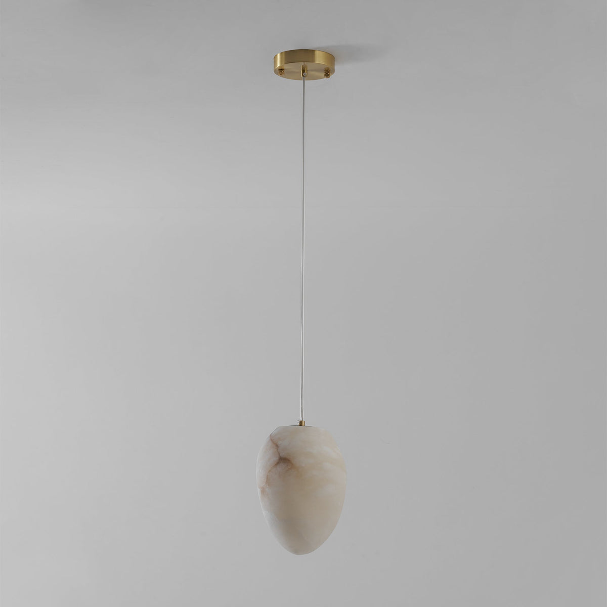 Nivisaya kiezelvormige albasten hanglamp