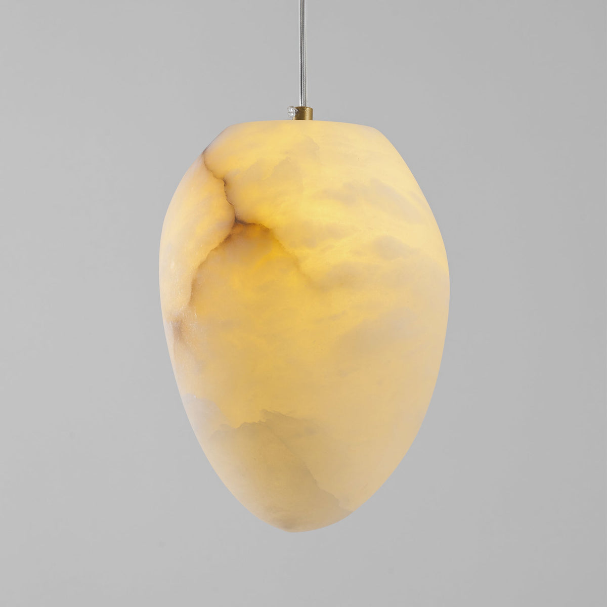 Nivisaya kiezelvormige albasten hanglamp