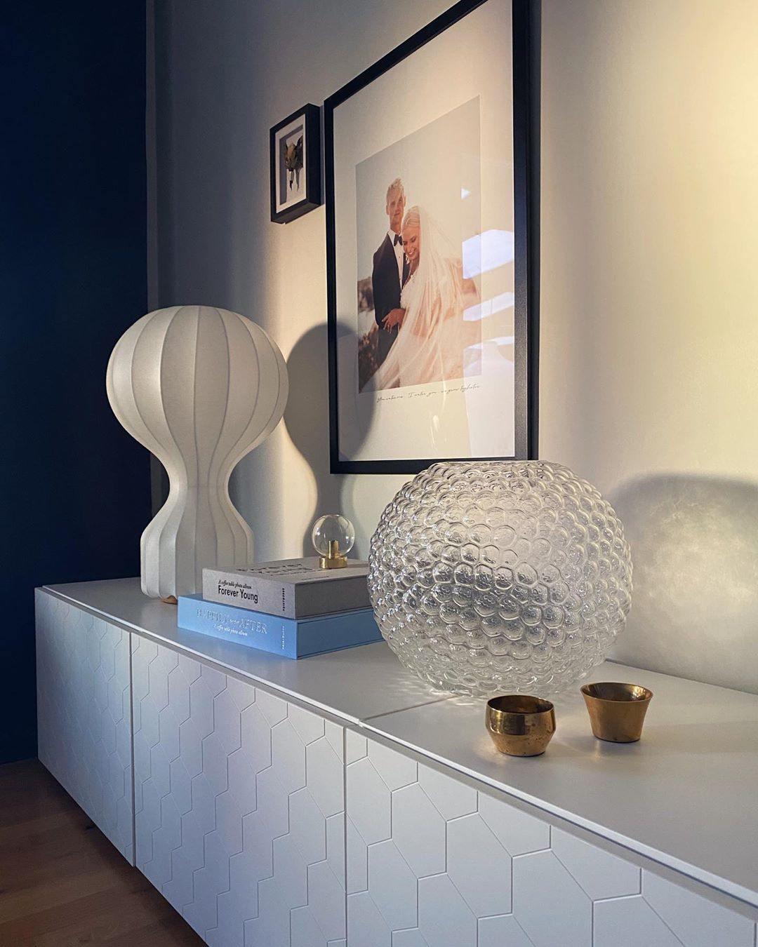 Lirove staal Sculptural tafellamp