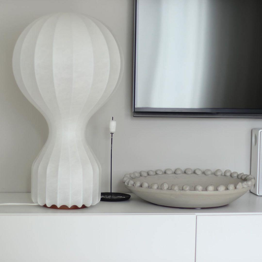 Lirove staal Sculptural tafellamp