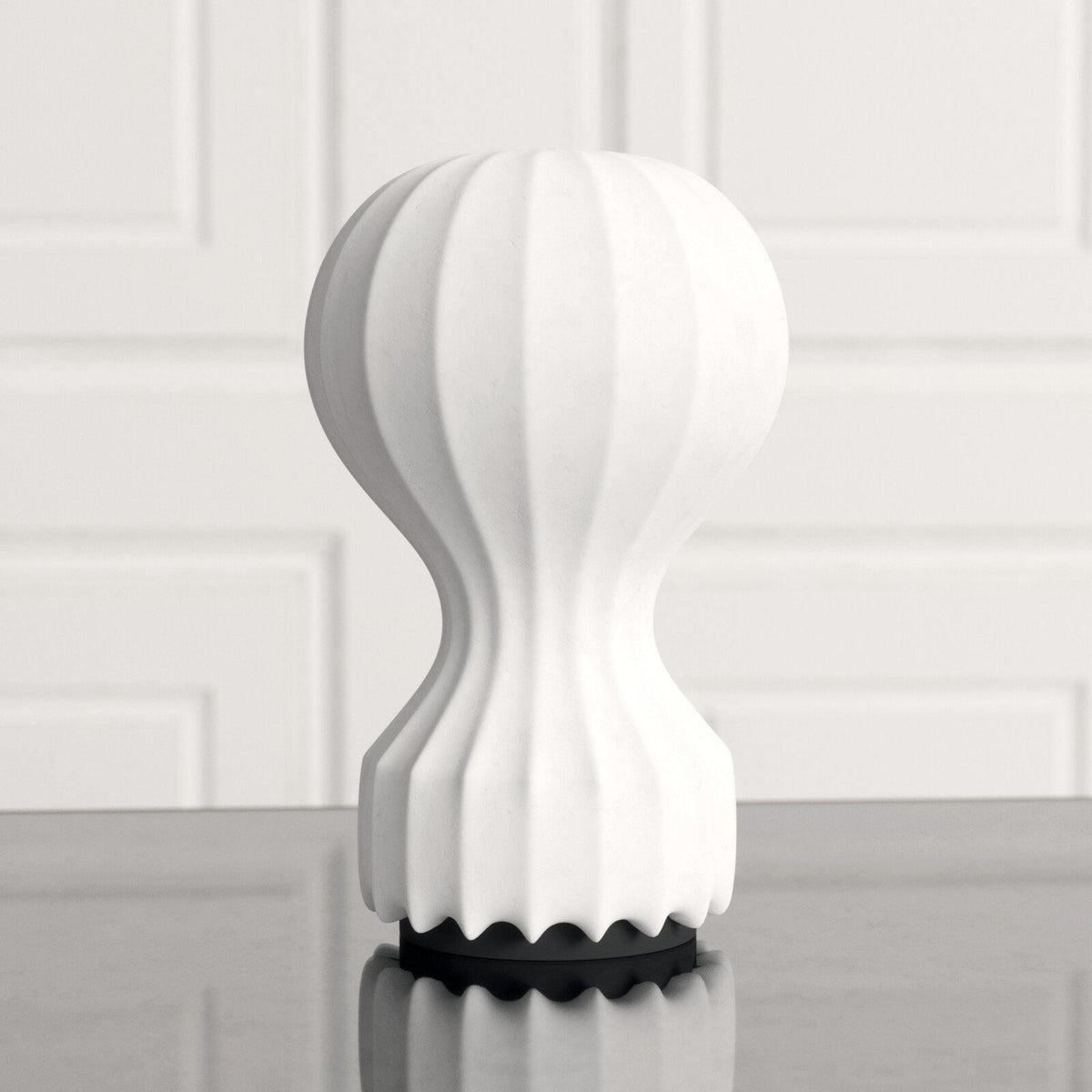 Lirove staal Sculptural tafellamp