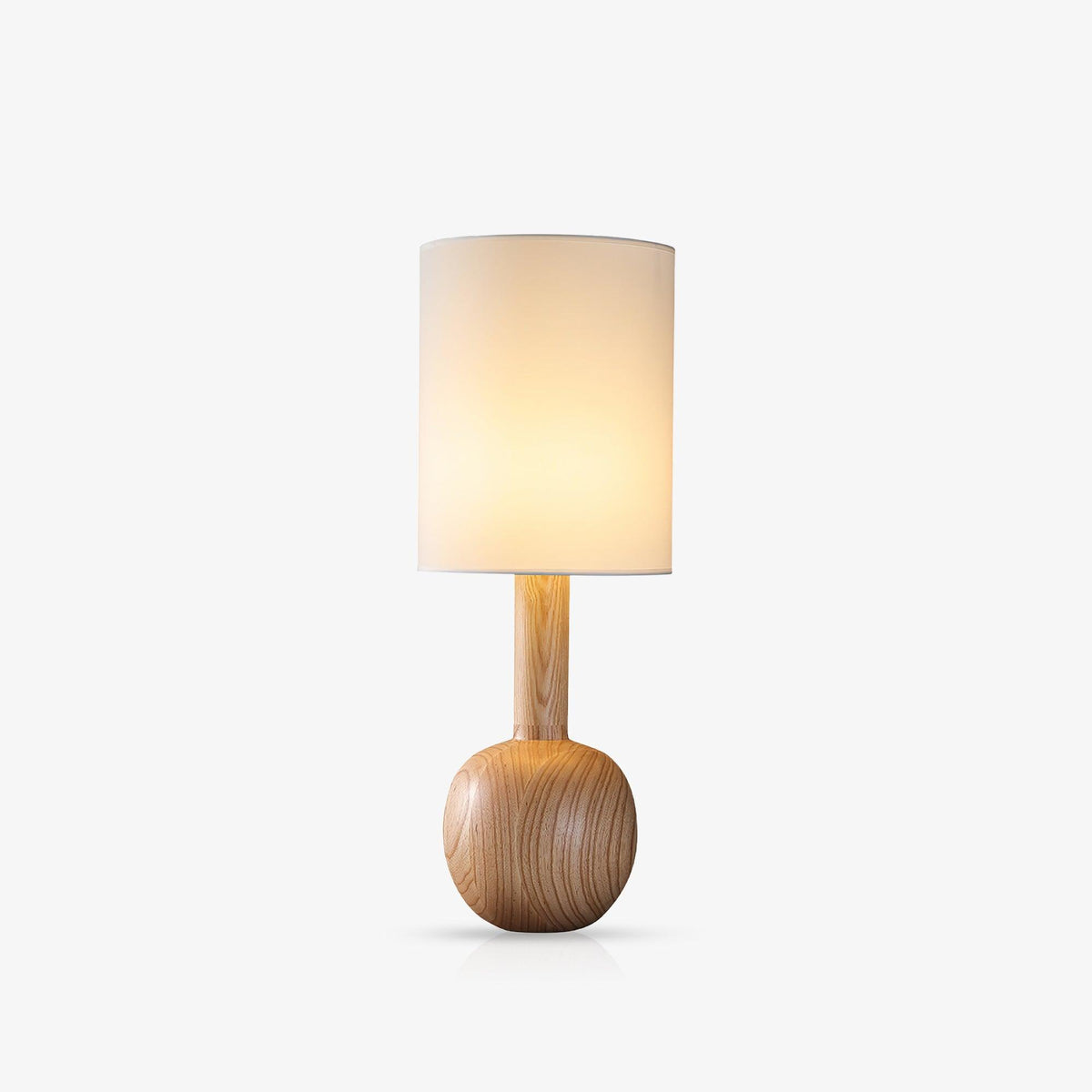 Ravmis rustieke houten tafellamp