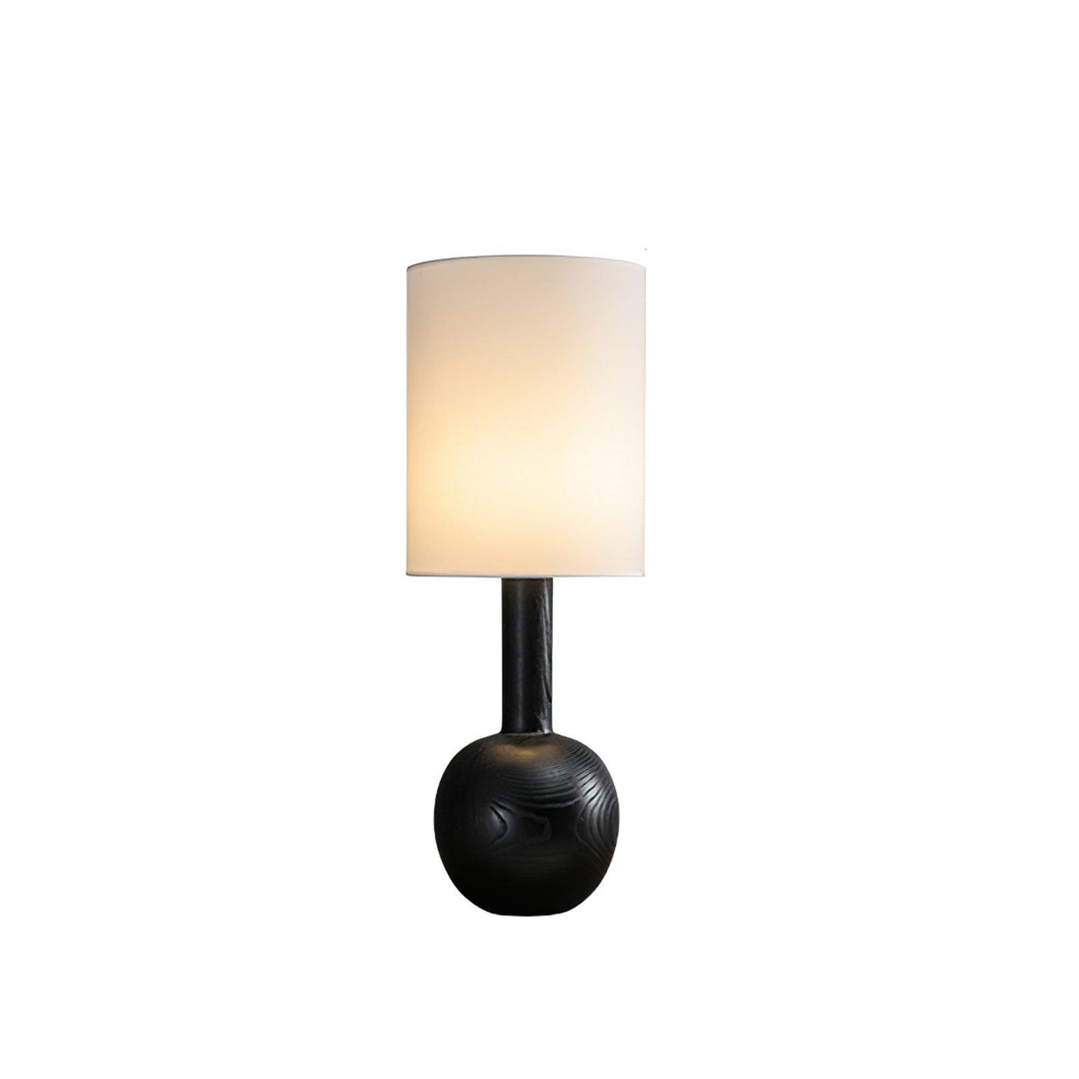 Ravmis rustieke houten tafellamp