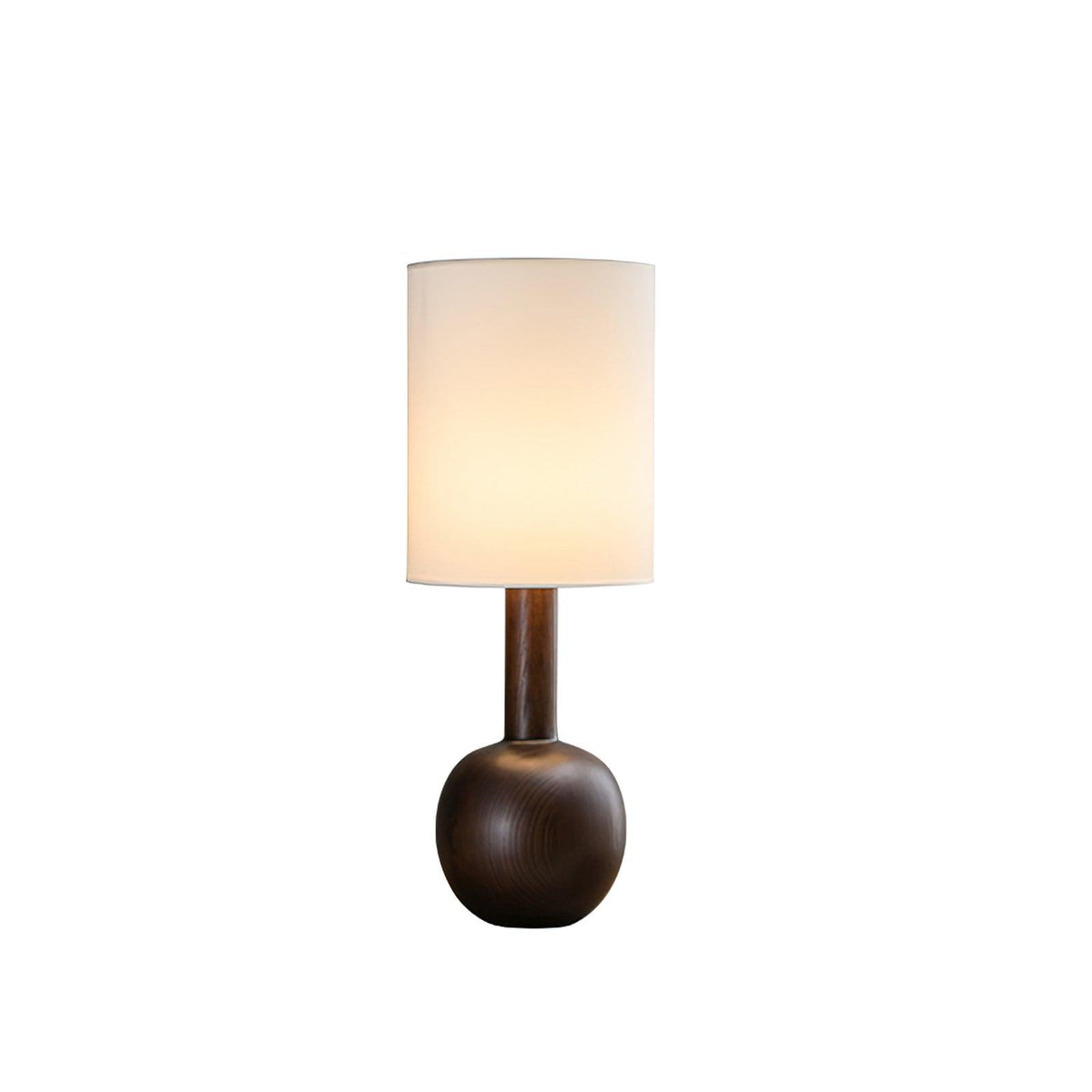 Ravmis rustieke houten tafellamp