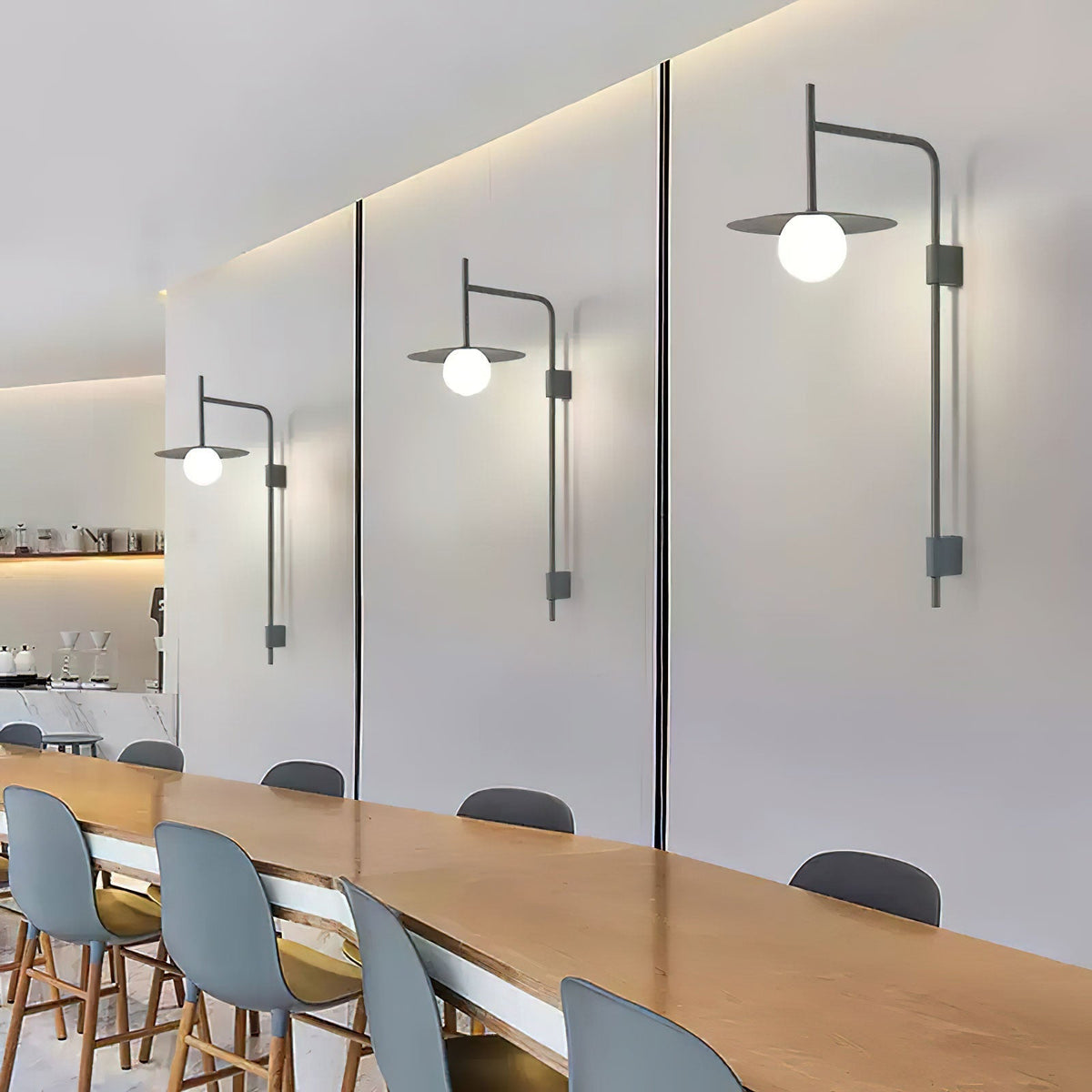 Lioririelle wandlamp modern minimalistisch met glazen kap
