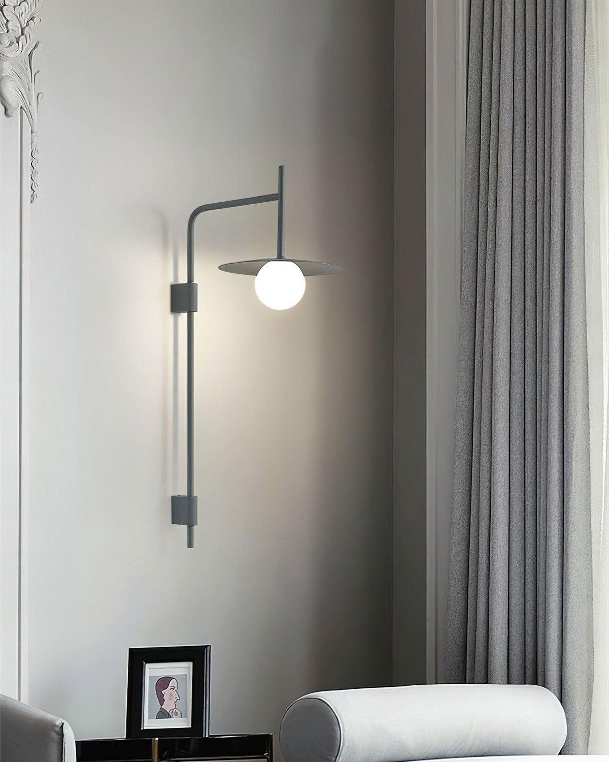 Lioririelle wandlamp modern minimalistisch met glazen kap