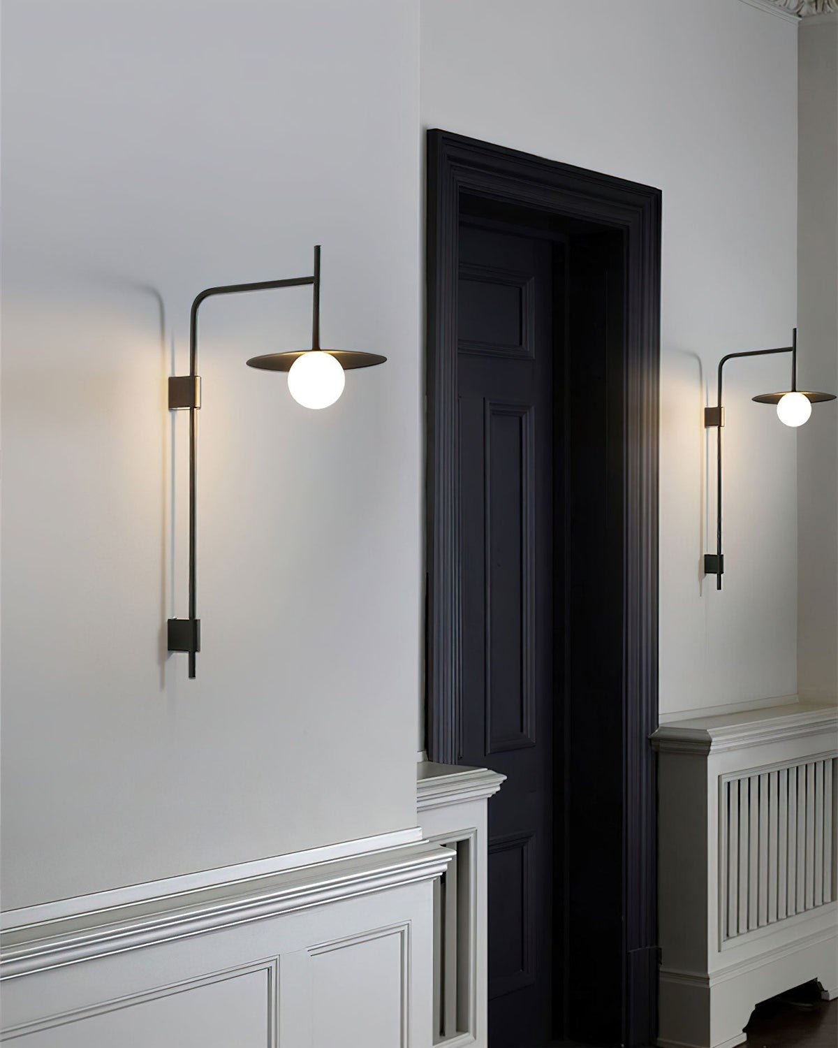 Lioririelle wandlamp modern minimalistisch met glazen kap